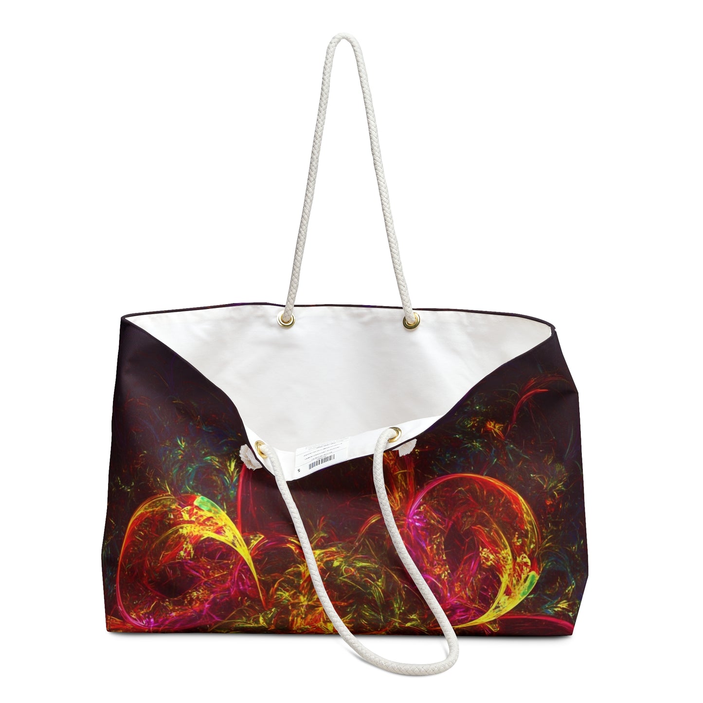 Vibrant Swirl Weekender Bag - Colorful Travel Tote for Getaways