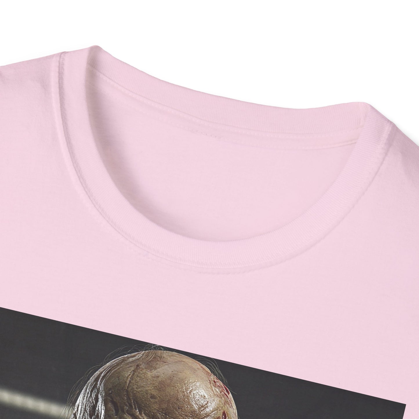 Creepy Zombie Businessman Unisex Softstyle T-Shirt