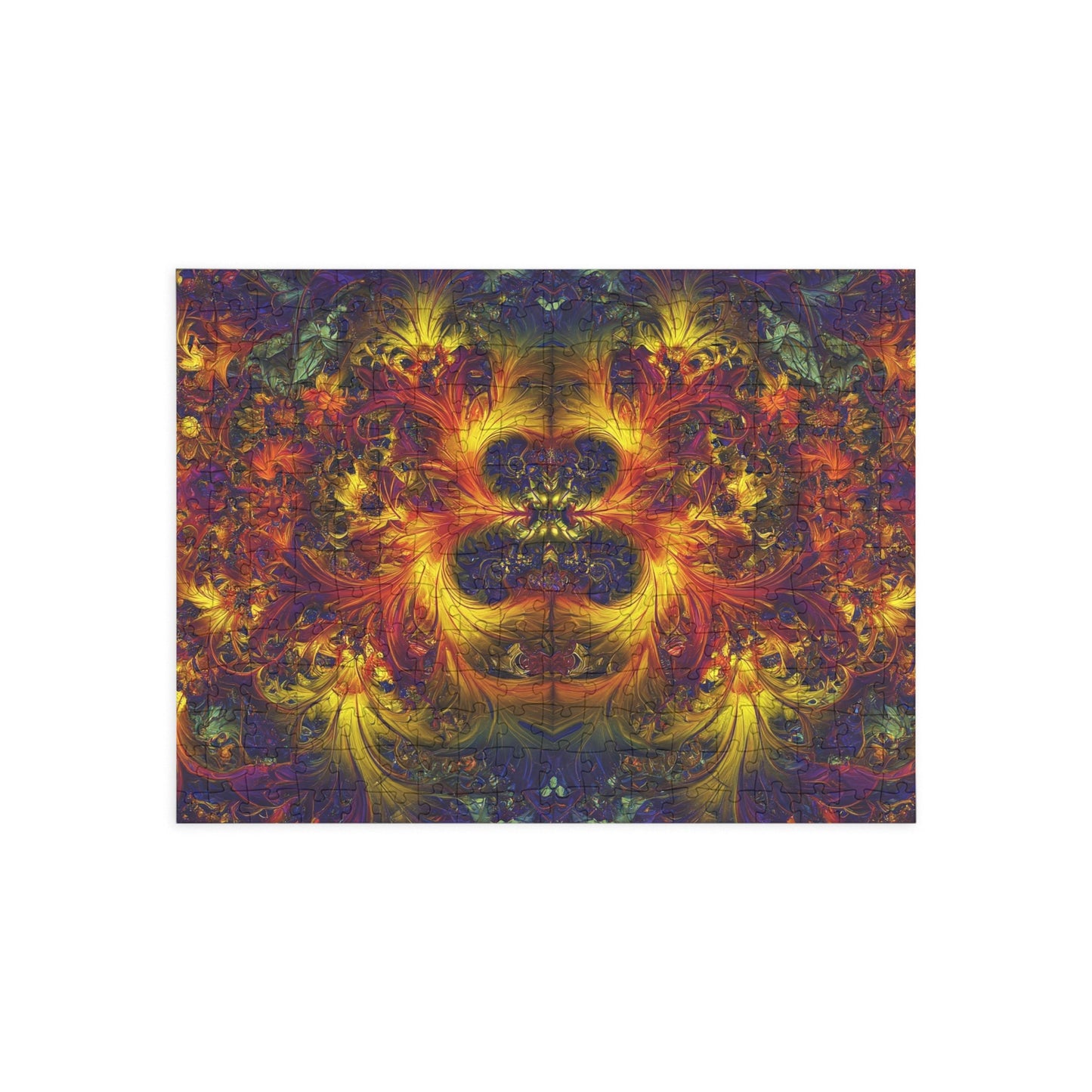 Vibrant Fractal Art Puzzle - 500-Piece Colorful Challenge