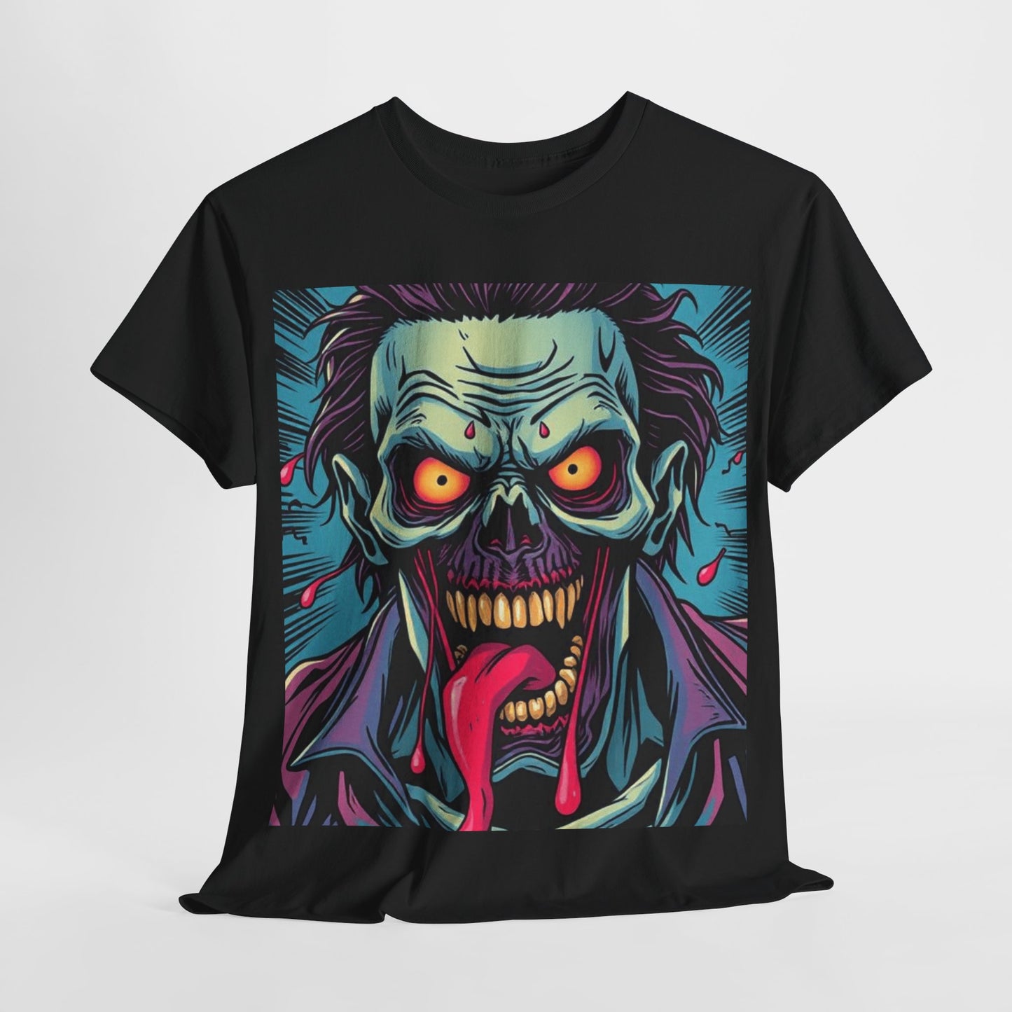 UK - Vibrant Zombie Graphic Tee - Unisex