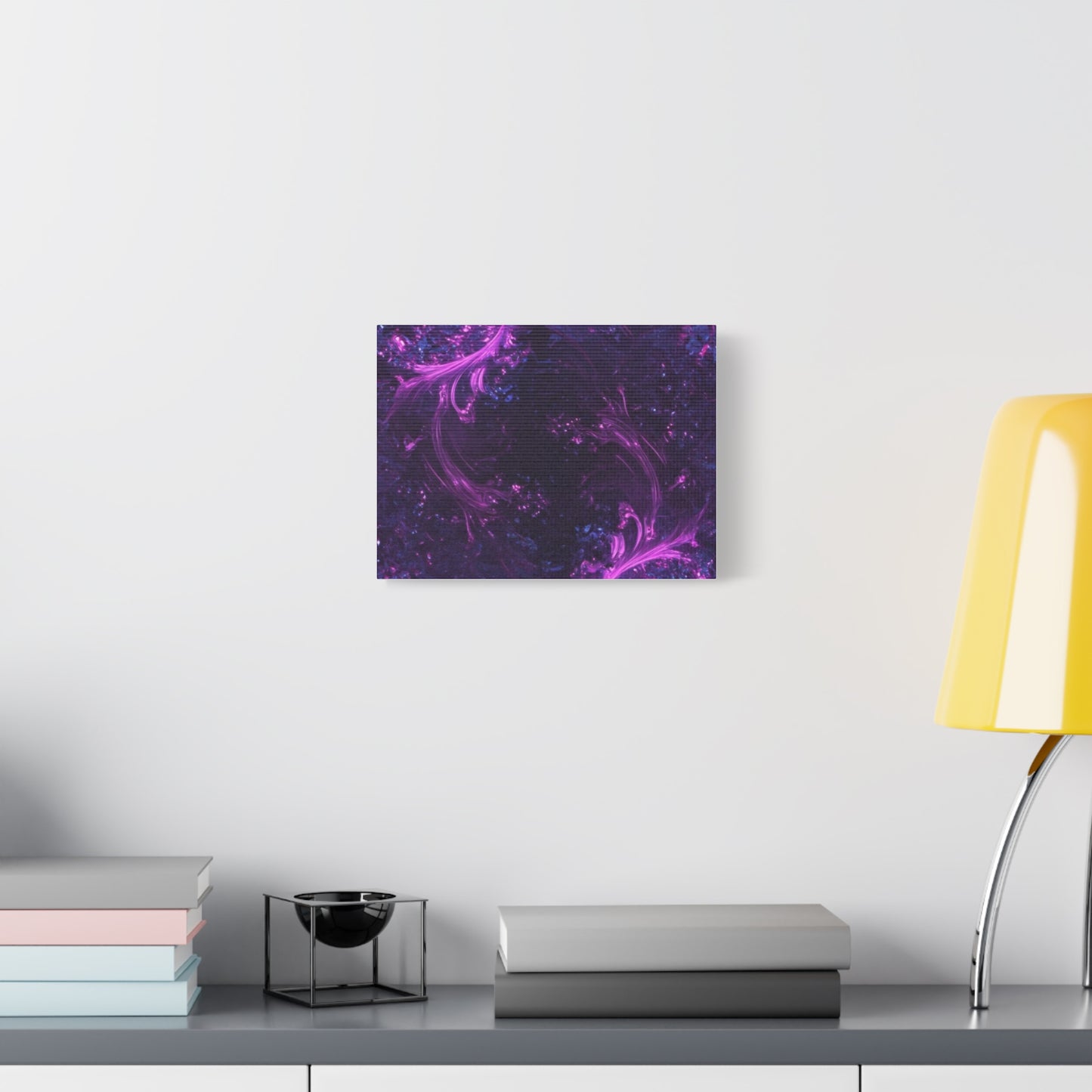 Abstract Purple Fractal Canvas Print - Artistic Wall Décor