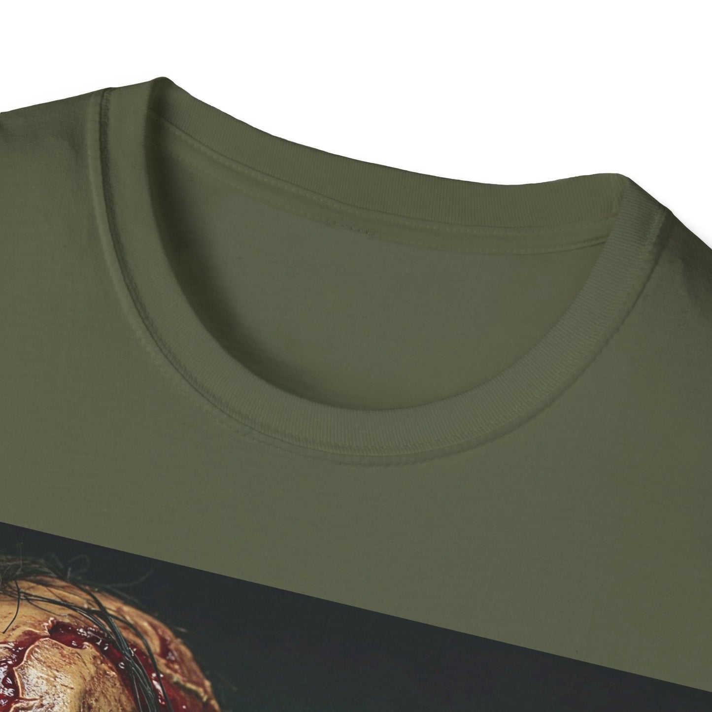 UK - Unisex Softstyle Horror Zombie T-Shirt - Perfect for Halloween and Horror Fans