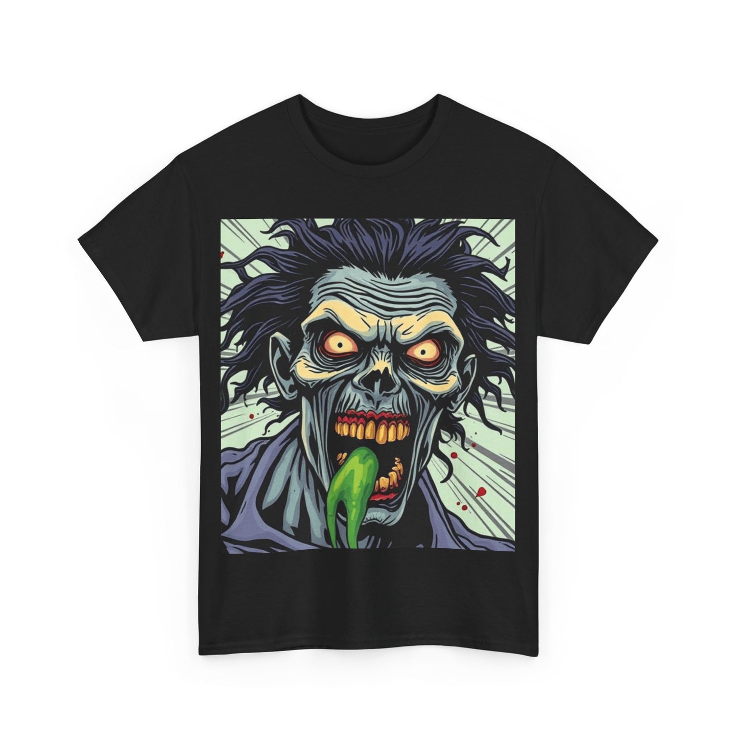 UK - Zombie Graphic Unisex Heavy Cotton Tee
