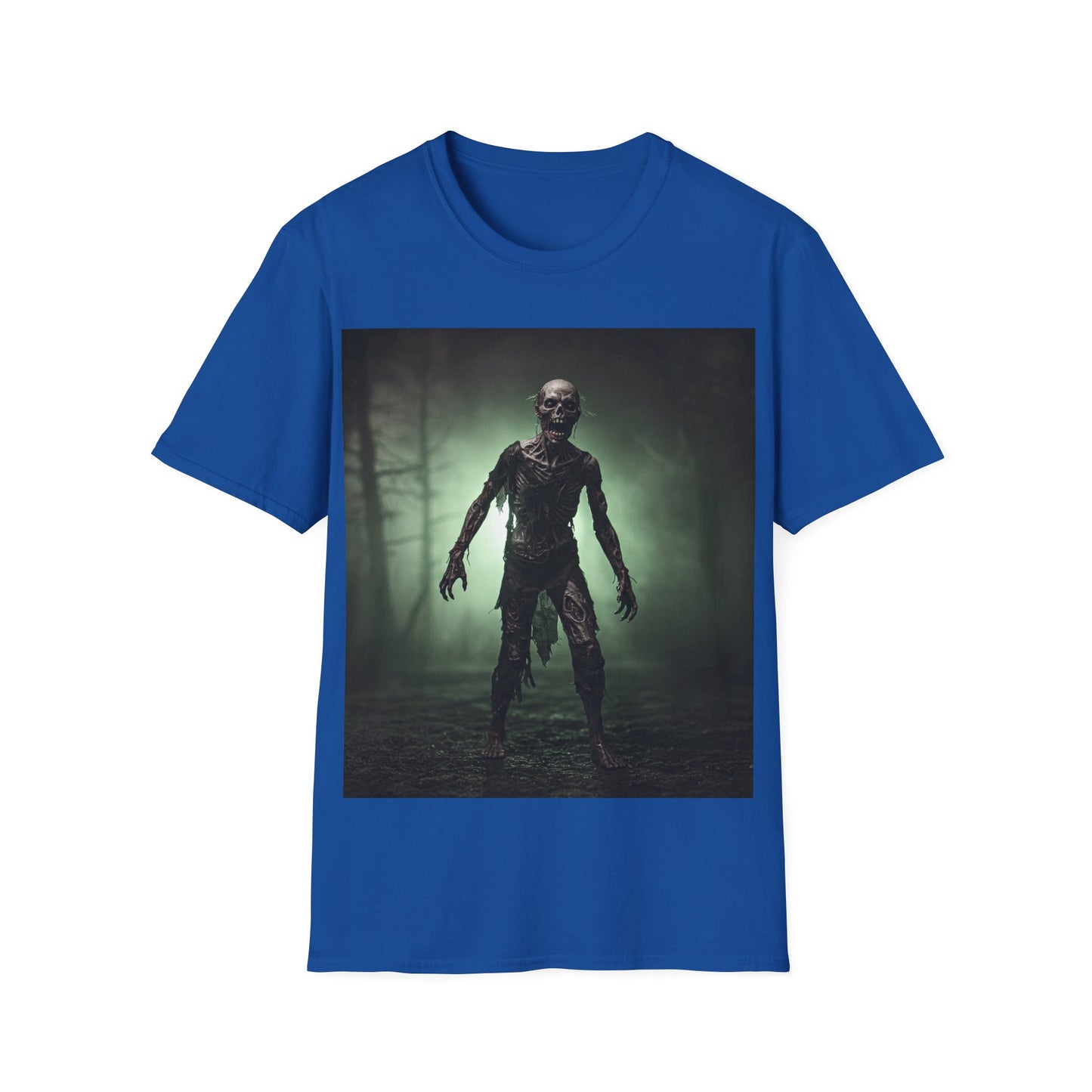 UK - Unisex Horror Graphic Tee - Spooky Zombie Design for Halloween