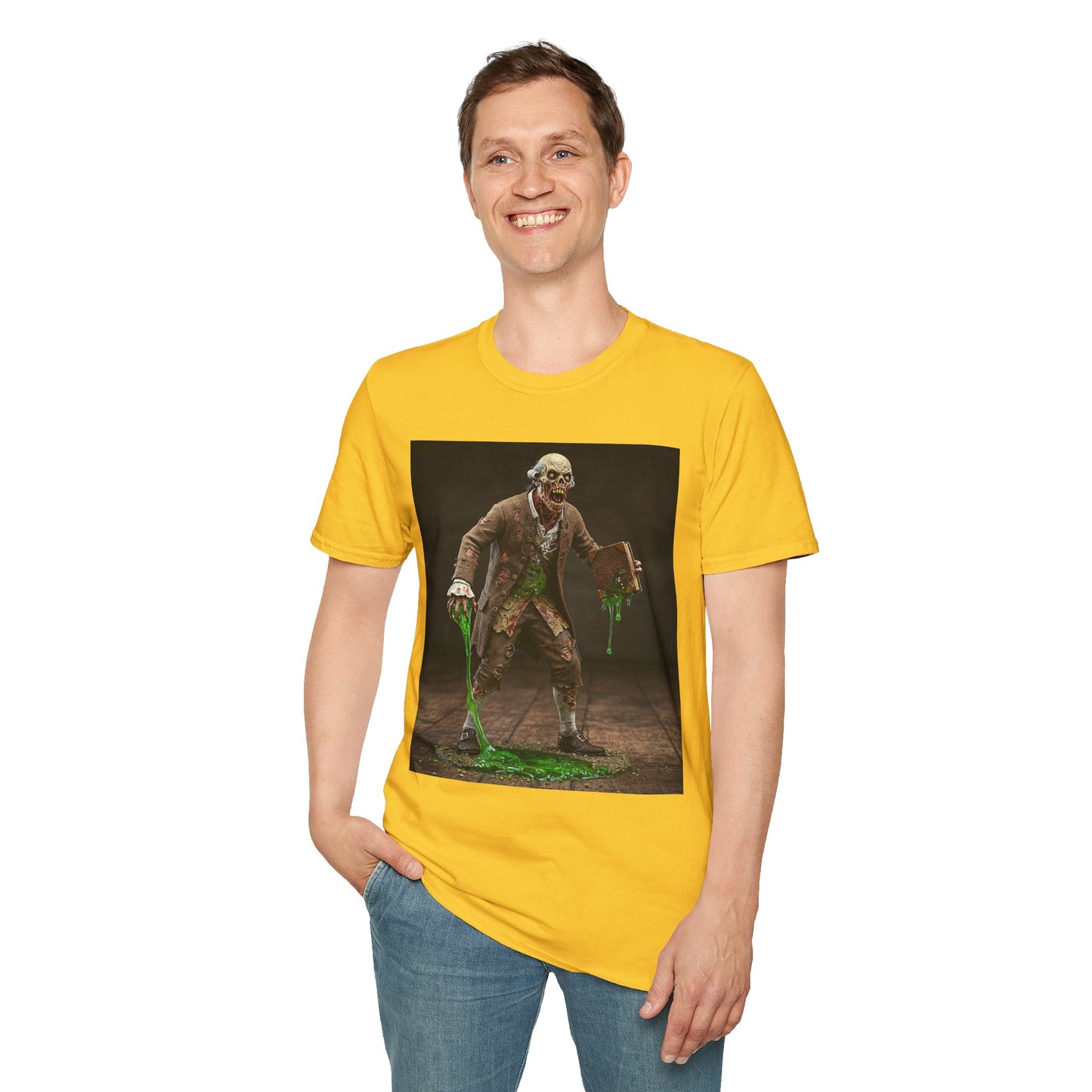 Zombie Science Unisex Softstyle T-Shirt - Spooky Halloween Apparel
