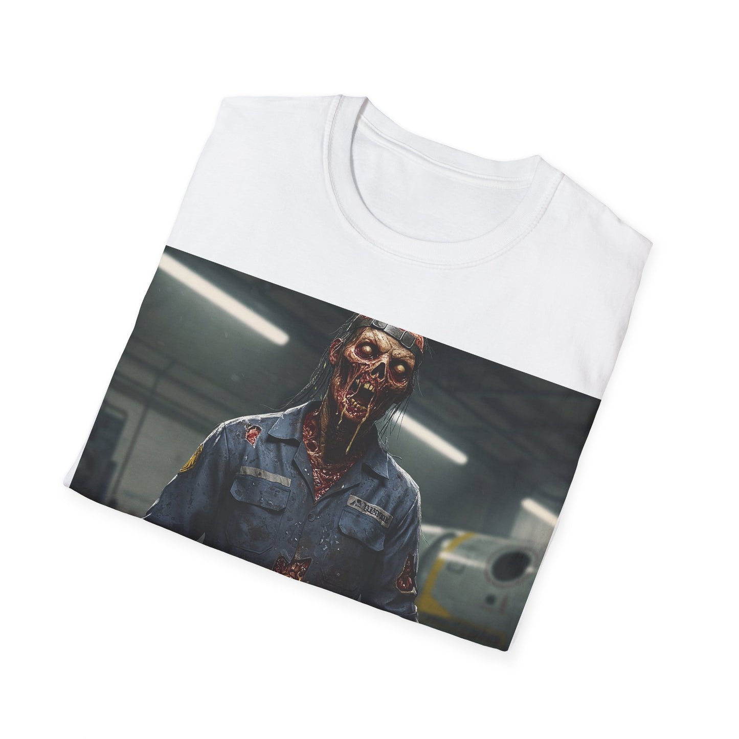 UK - Unisex Softstyle Horror Graphic T-Shirt - Perfect for Halloween and Horror Fans