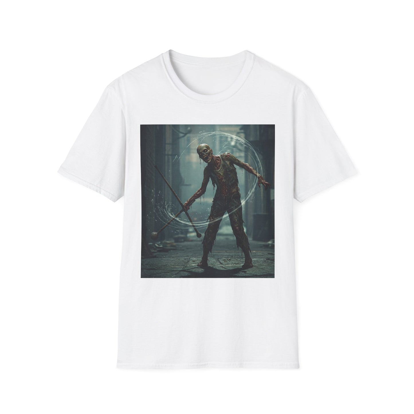 Unisex Softstyle Horror Graphic T-Shirt - Spooky Monster Design