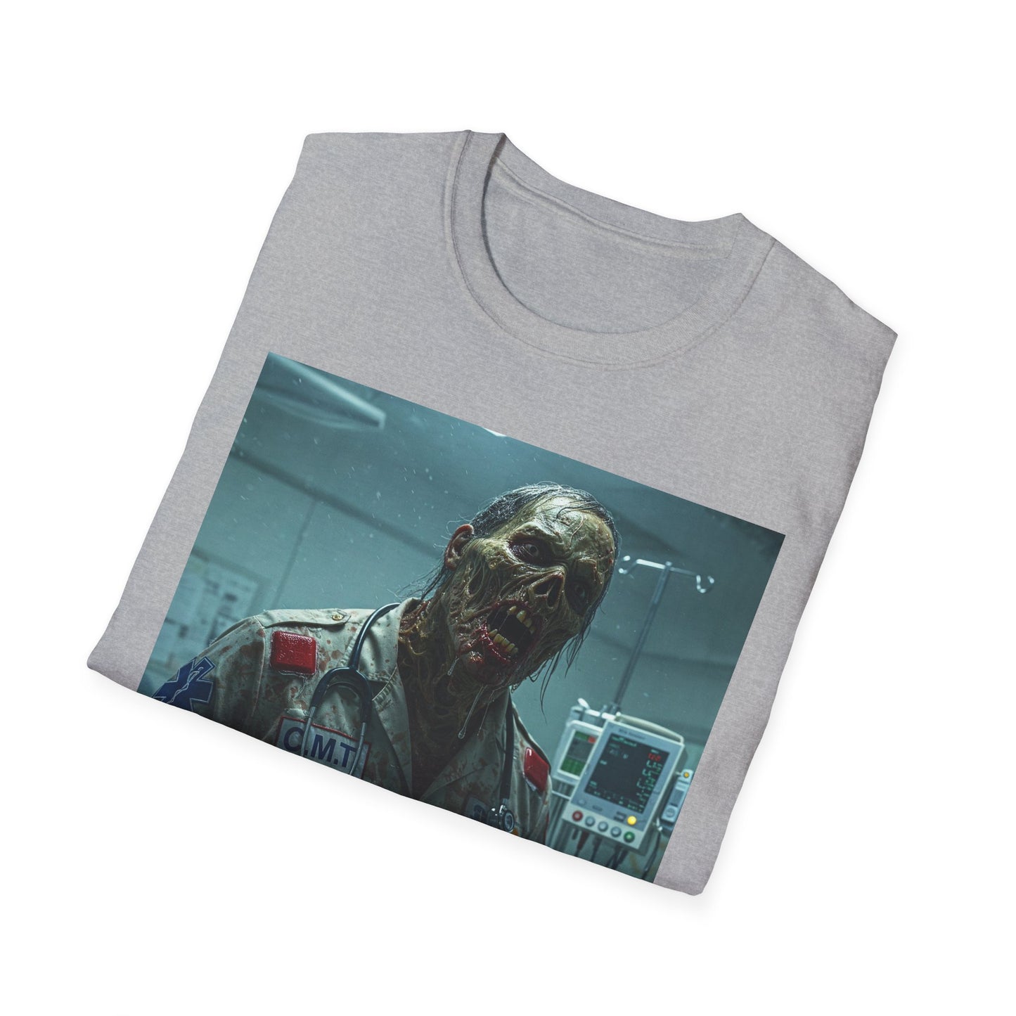Unisex Horror Graphic T-Shirt - Creepy Zombie Design