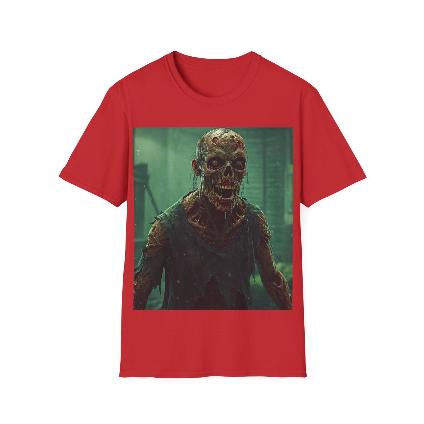 UK - Creepy Skeleton Graphic Unisex Softstyle T-Shirt