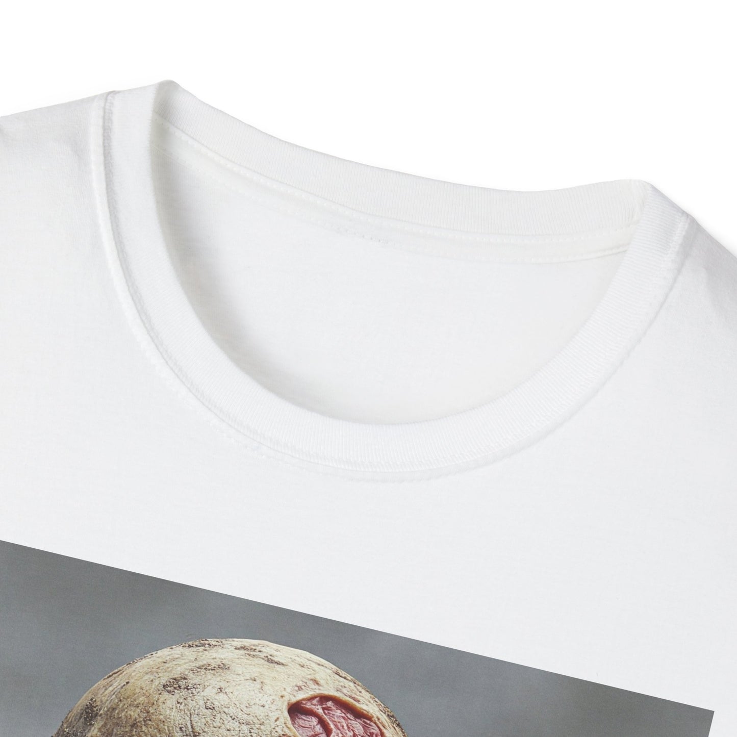 Apocalyptic Portrait Tee, bold, decaying zombie graphic