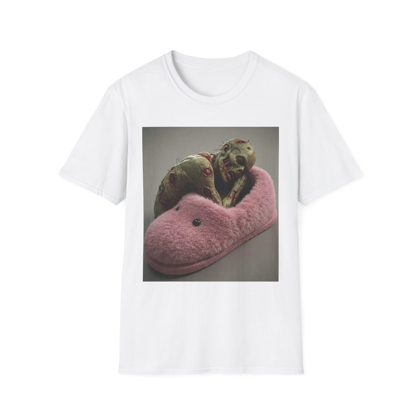 Apocalyptic Portrait Tee, bold, decaying zombie graphic