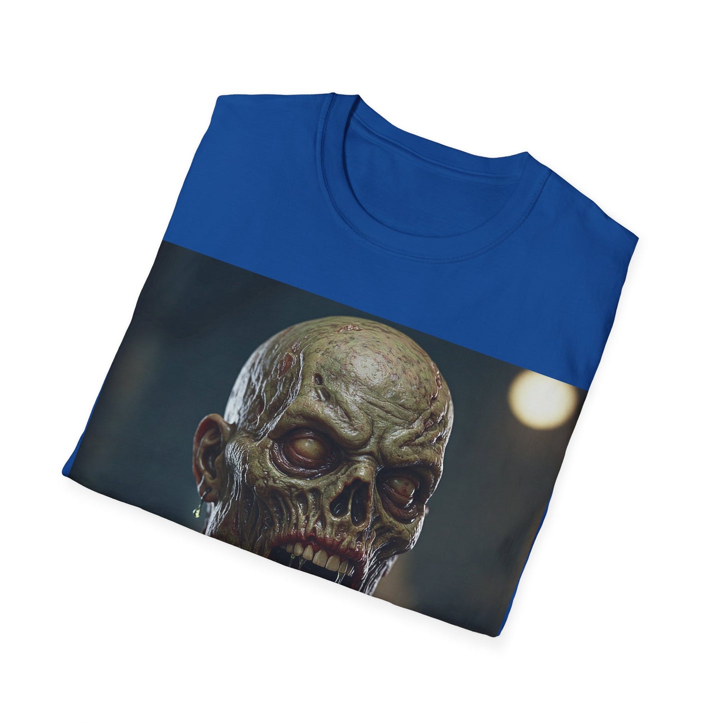 UK - Unisex Softstyle Zombie Graphic Tee - Perfect for Halloween and Horror Fans
