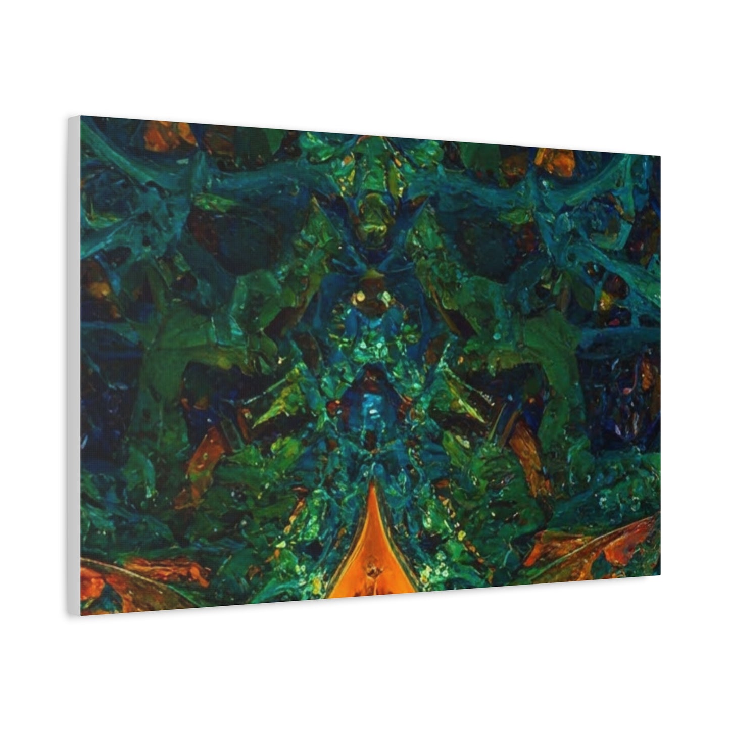 Vibrant Abstract Fractal Art Canvas Print