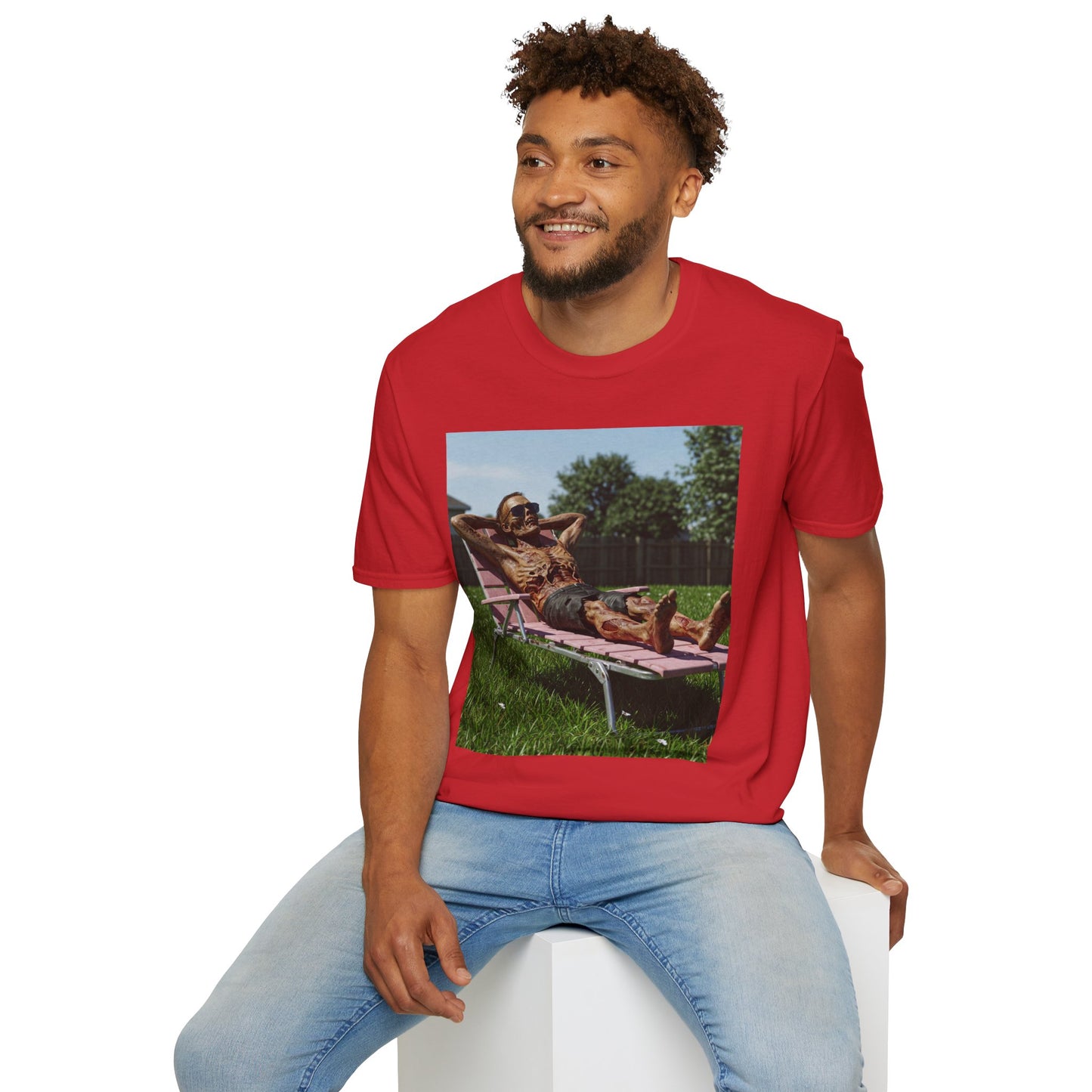 Chill Vibes Unisex Softstyle T-Shirt - Relaxed Summer Graphic Tee