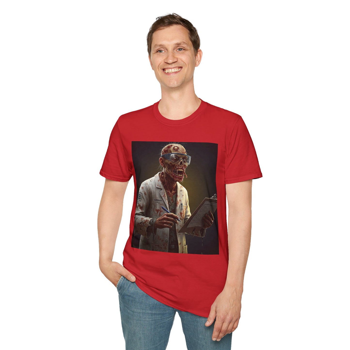 Zombie Doctor Graphic T-Shirt for Horror Fans