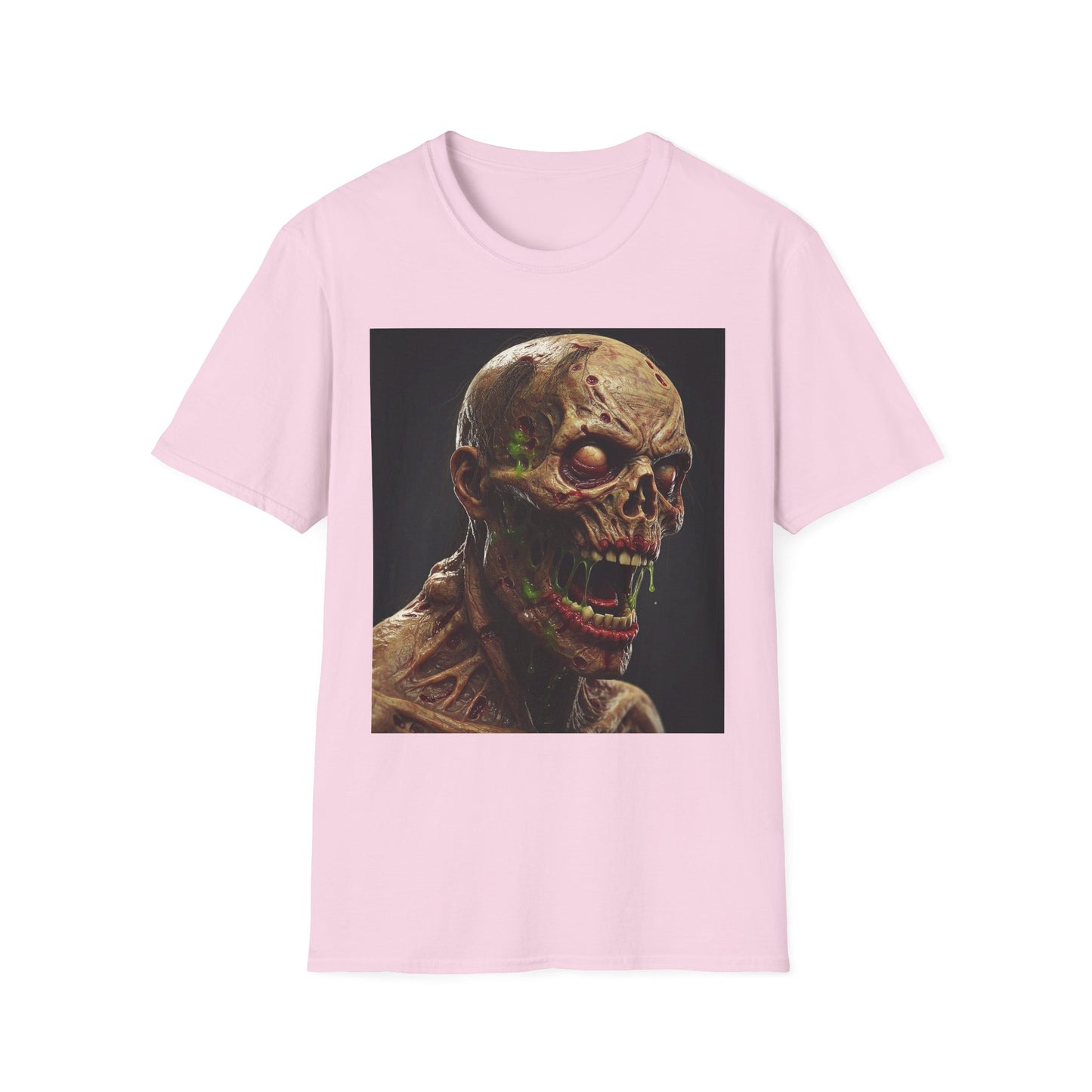 Creepy Skeleton Graphic T-Shirt - Unisex Softstyle Horror Tee