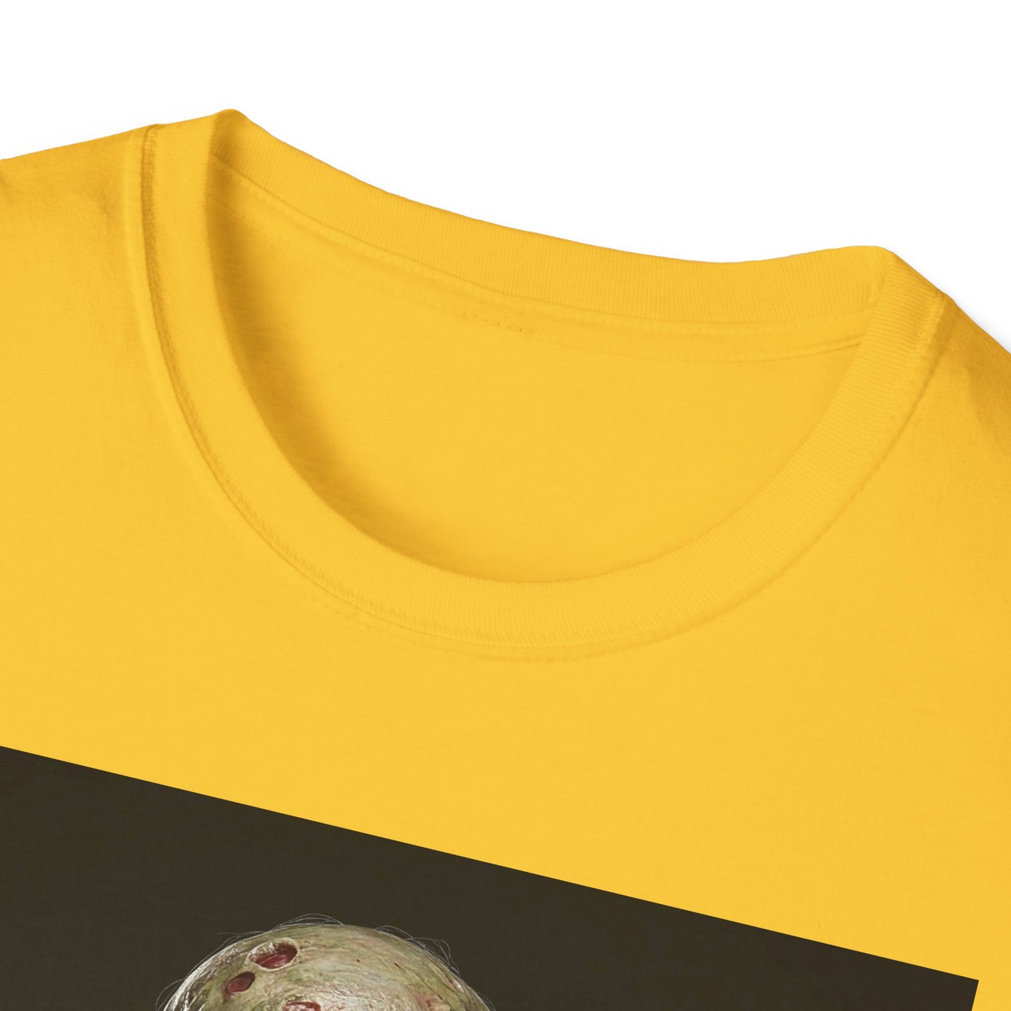 Apocalyptic Portrait Tee, bold, decaying zombie graphic