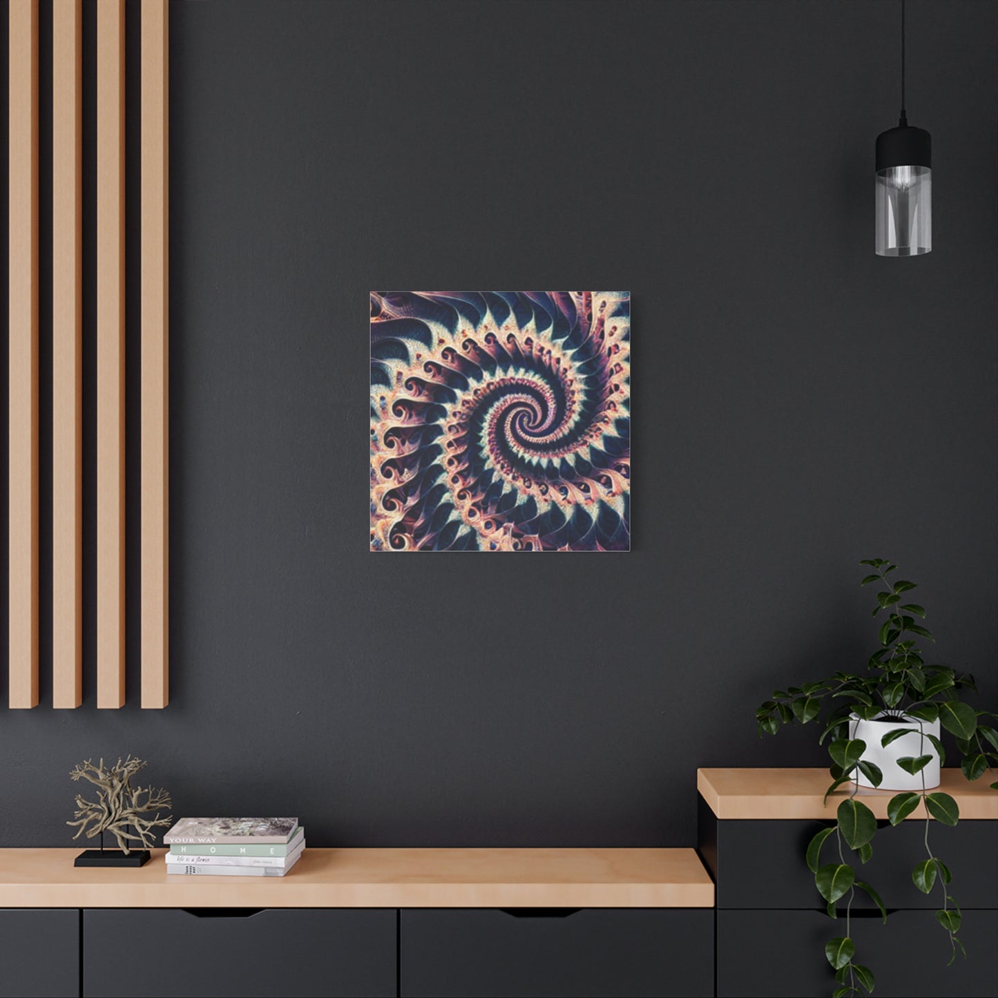 Abstract Spiral Art Canvas Print - Modern Home Decor for Art Lovers