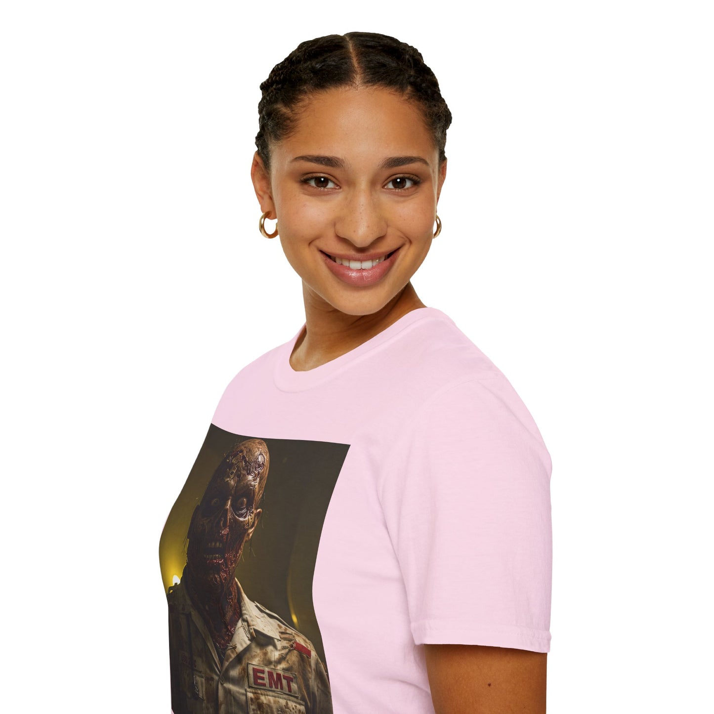 Zombie EMT Unisex Softstyle T-Shirt - Horror Apparel for Halloween
