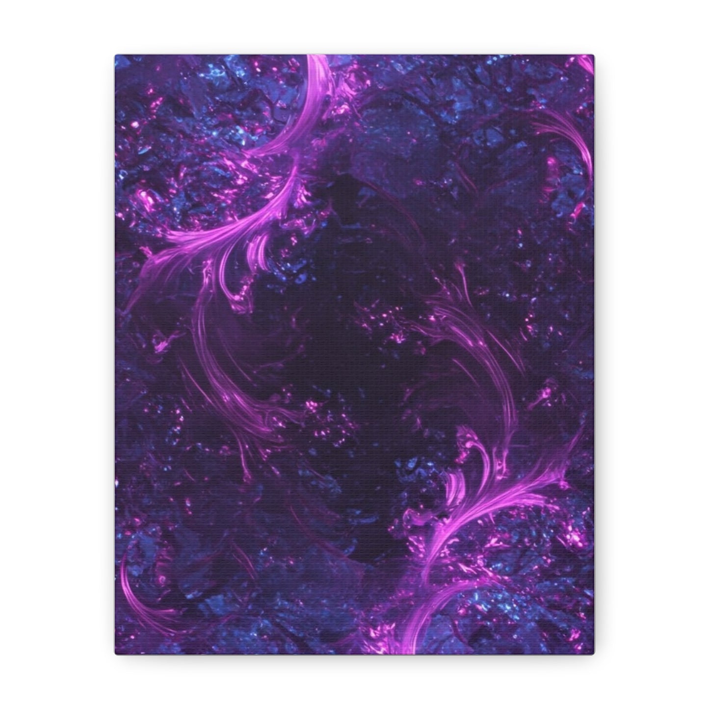 Abstract Purple Fractal Canvas Print - Artistic Wall Décor