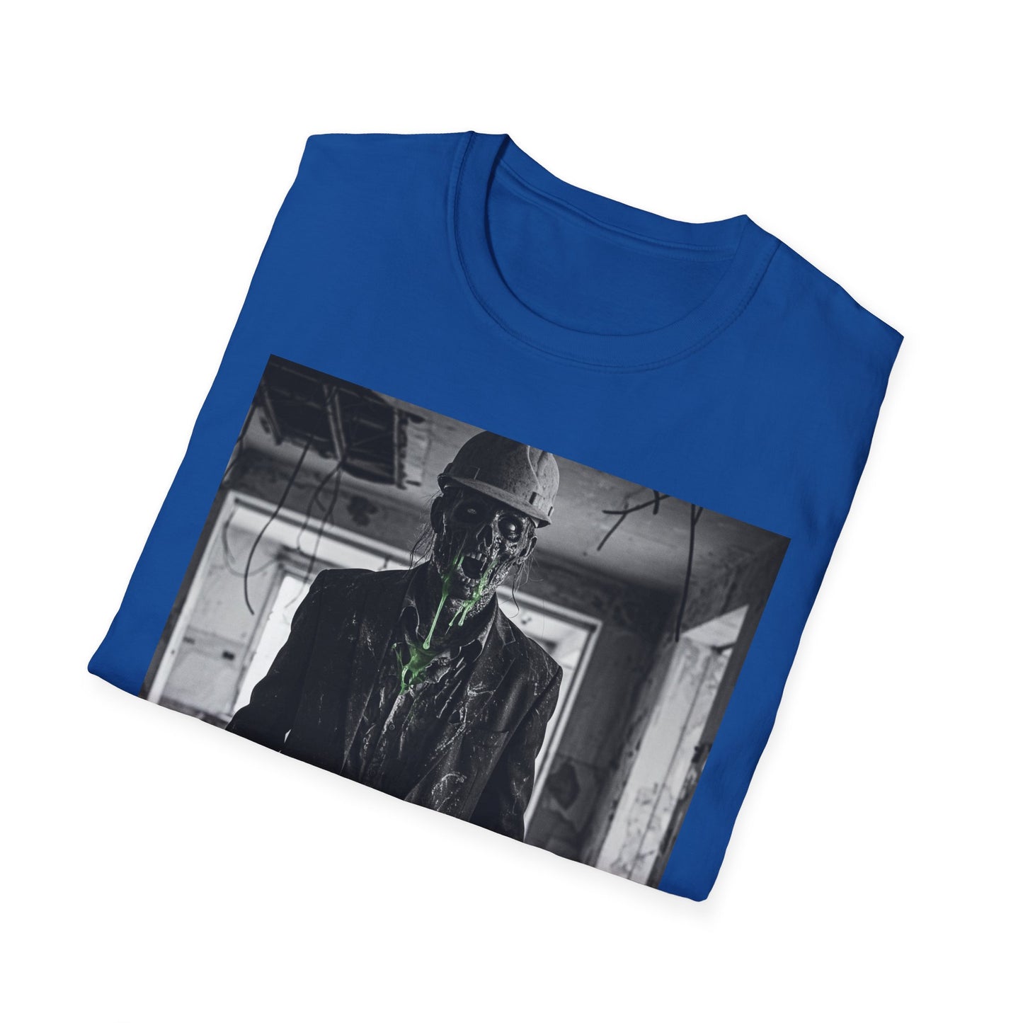 Unisex Softstyle T-Shirt with Creepy Monster Design - Perfect for Halloween and Horror Fans