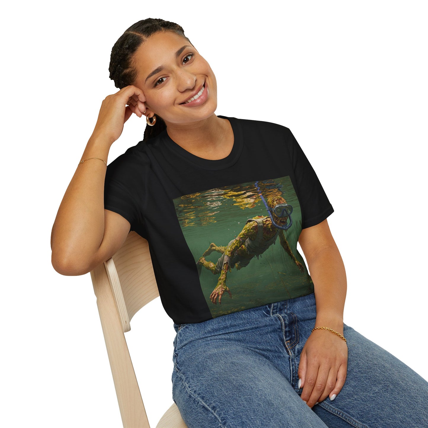 Underwater Explorer Unisex Softstyle T-Shirt - Nature Lover Graphic Tee
