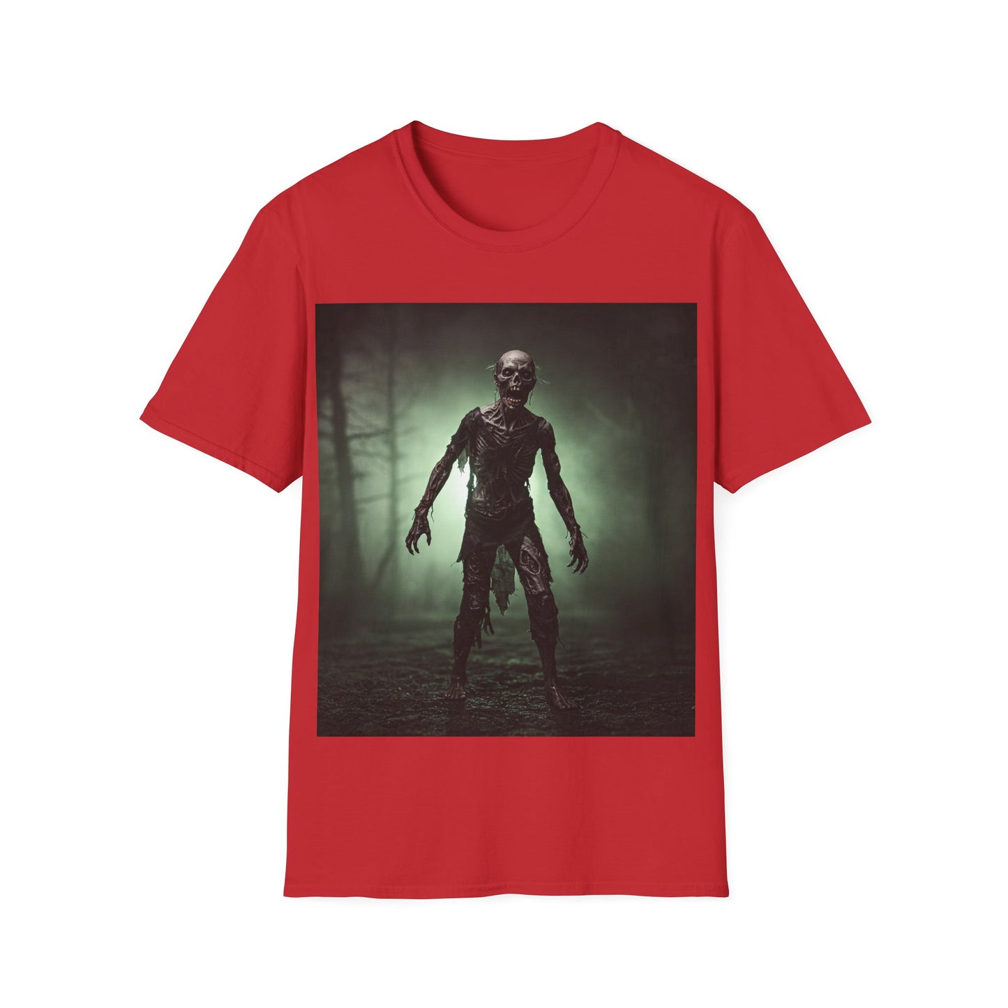 UK - Unisex Horror Graphic Tee - Spooky Zombie Design for Halloween