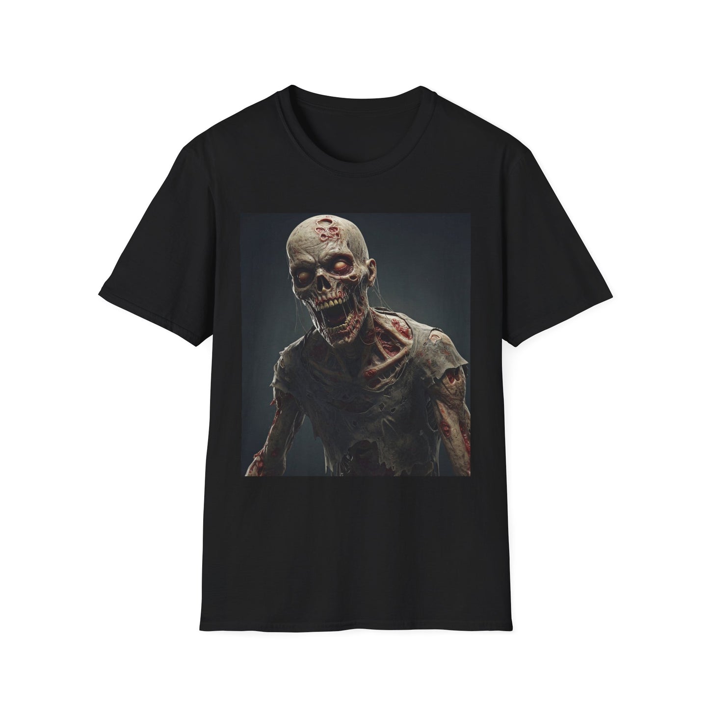 Zombie Graphic Unisex Softstyle T-Shirt | Perfect for Halloween and Horror Fans