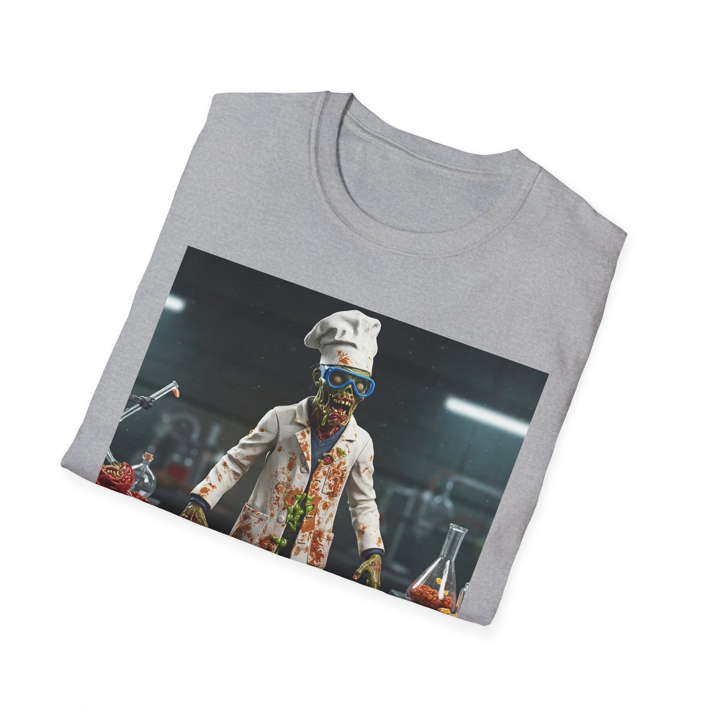 Zombie Chef Unisex Softstyle T-Shirt - Fun Halloween Casualwear