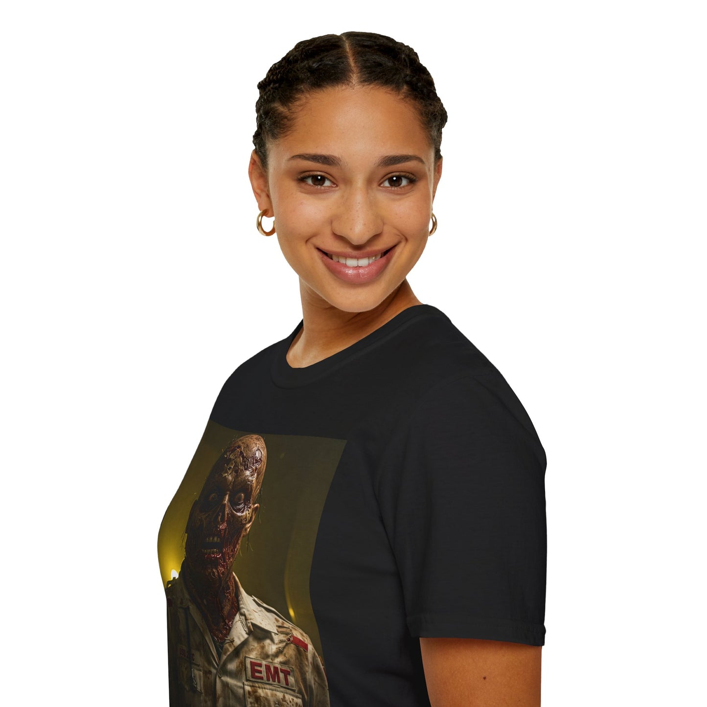 Zombie EMT Unisex Softstyle T-Shirt - Horror Apparel for Halloween