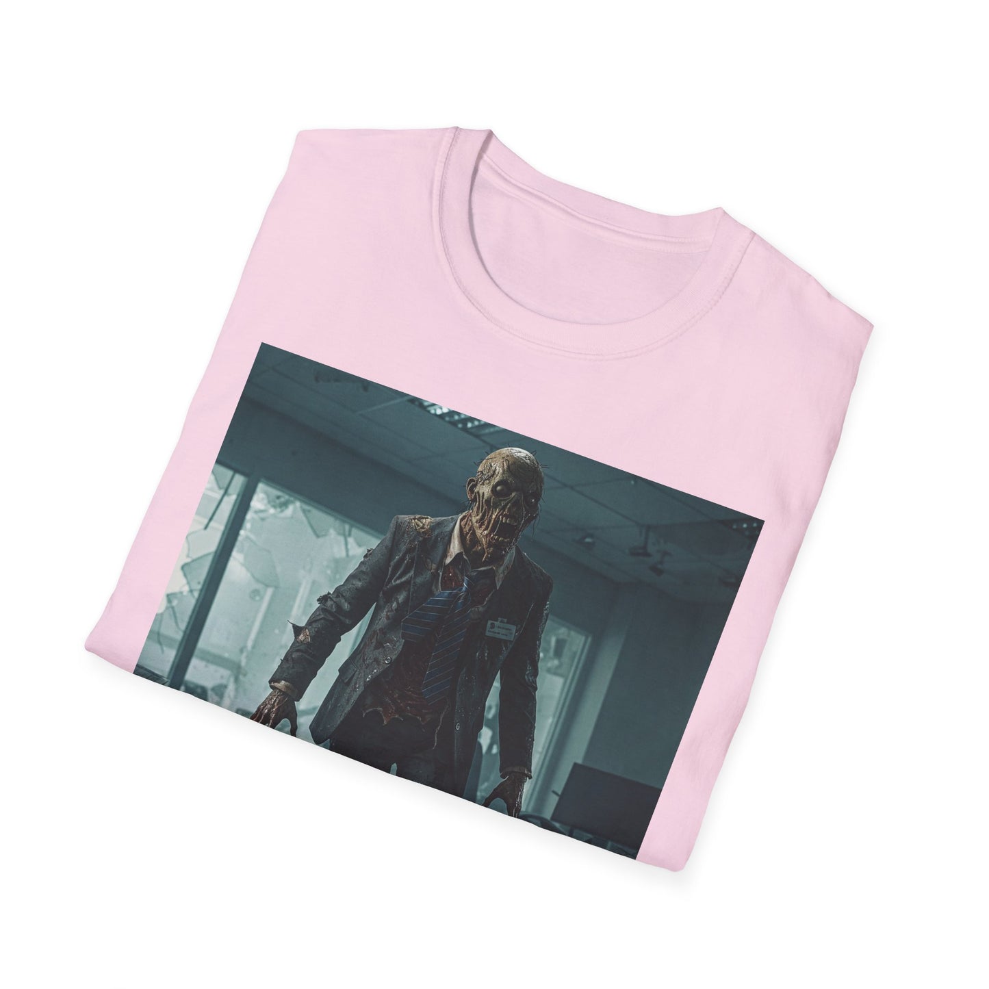 Zombie Apocalypse Unisex Softstyle T-Shirt - Perfect for Horror Fans and Parties