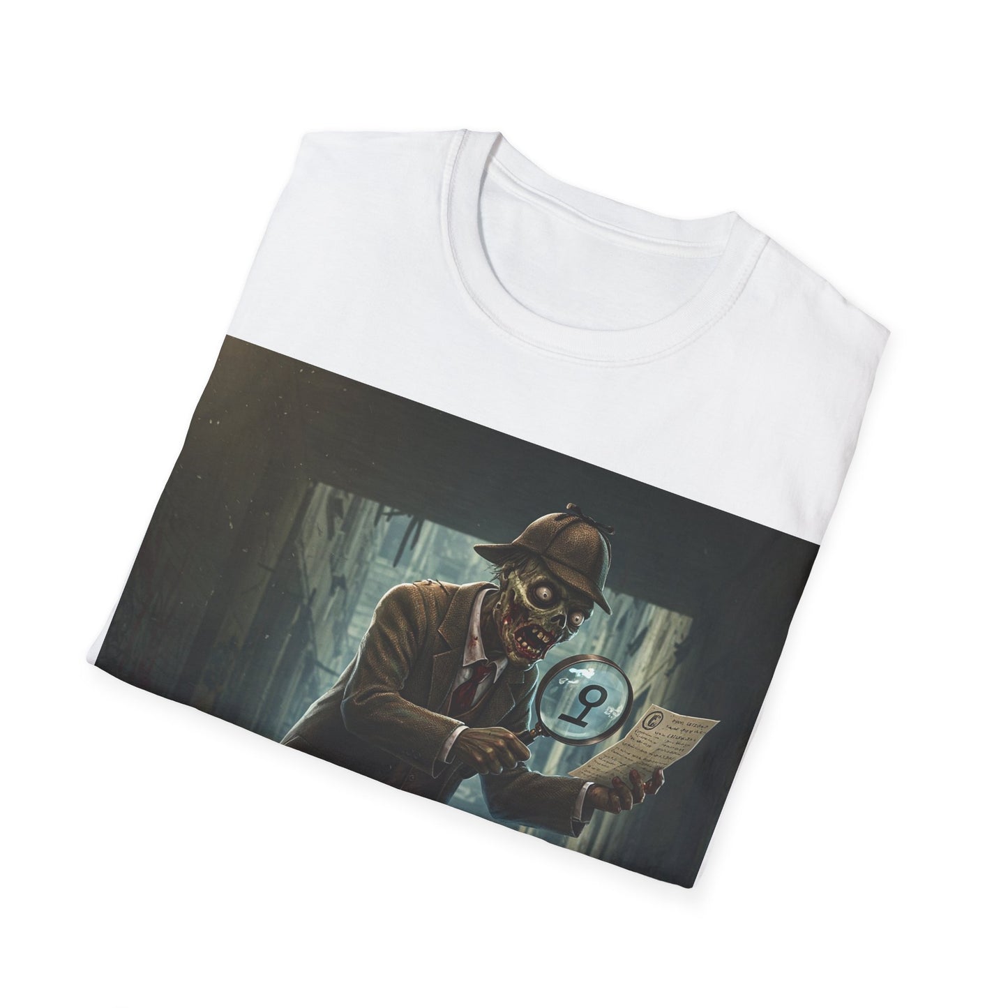 UK - Mystery Hunter Unisex Softstyle T-Shirt - Cool Graphic Tee for Curious Minds