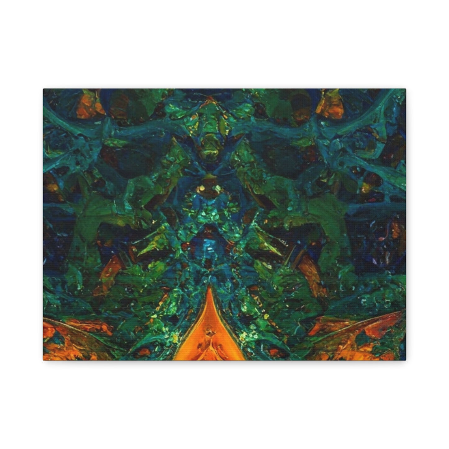 Vibrant Abstract Fractal Art Canvas Print