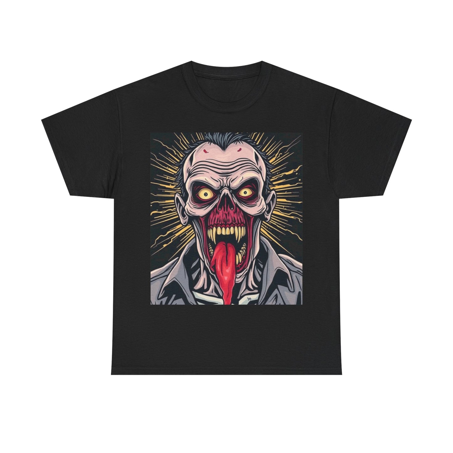 UK - Vintage Horror Graphic Unisex Heavy Cotton Tee