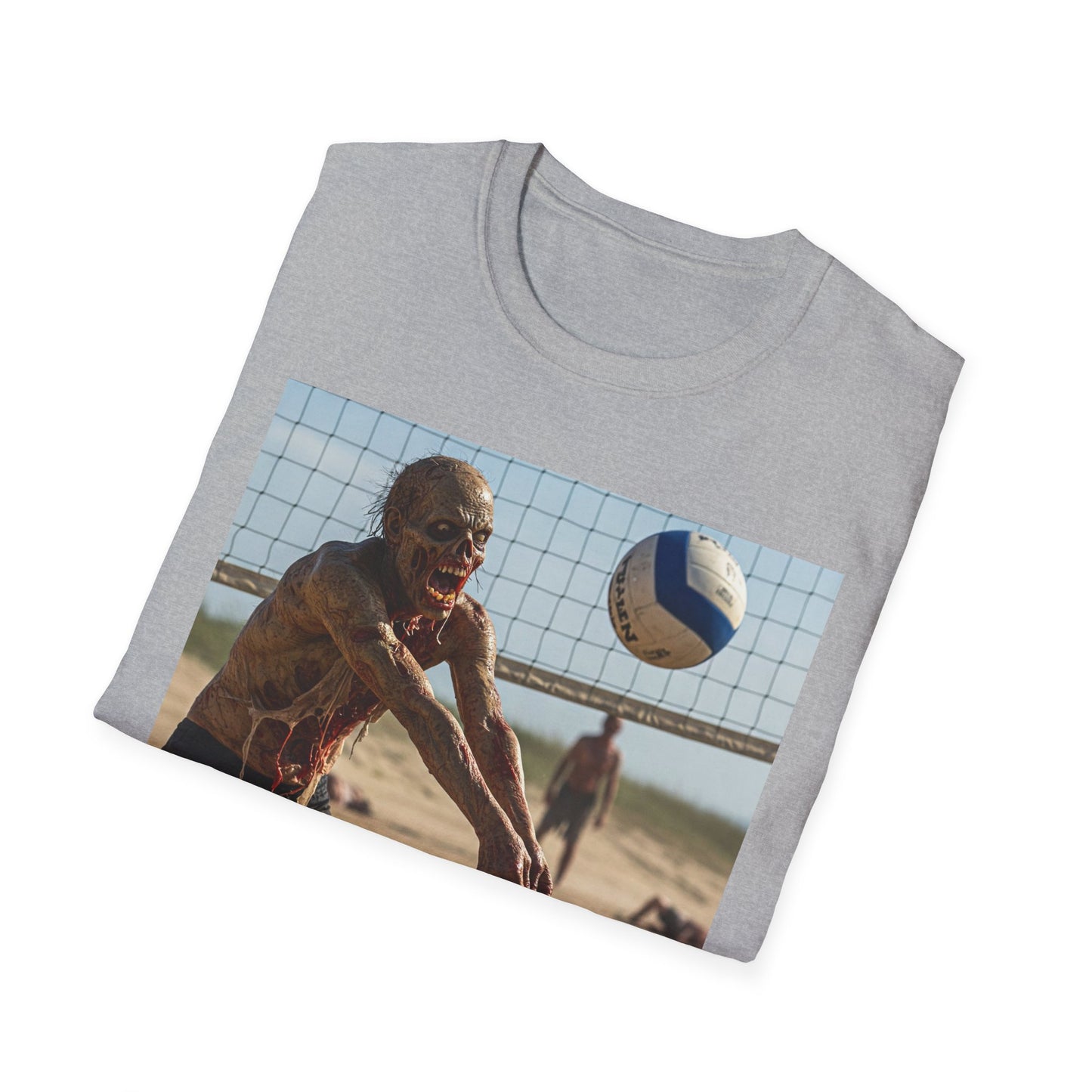 Beach Volleyball Unisex Softstyle T-Shirt - Perfect for Summer Fun and Sports Lovers