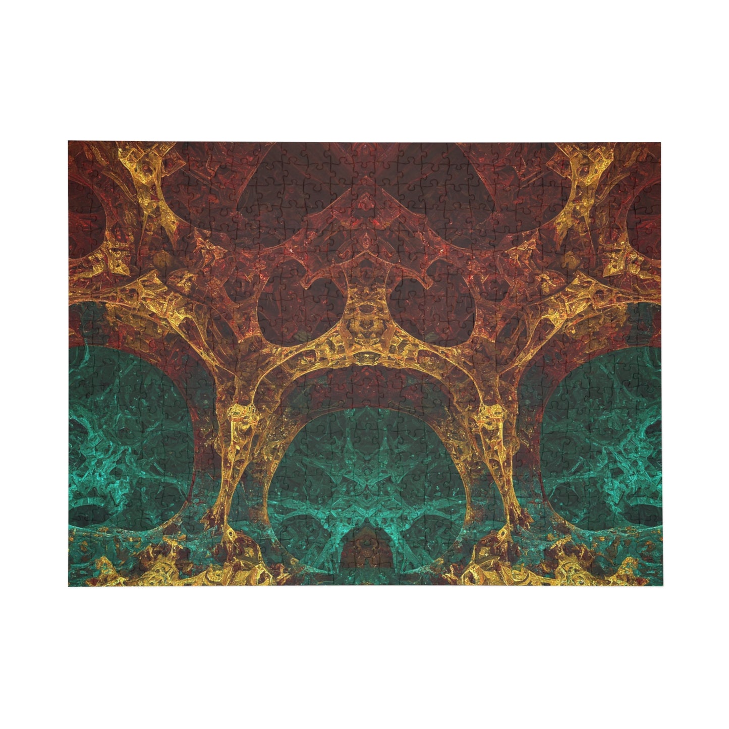 Abstract Fractal Art Puzzle - 96, 252, 500, 1000-Piece Options