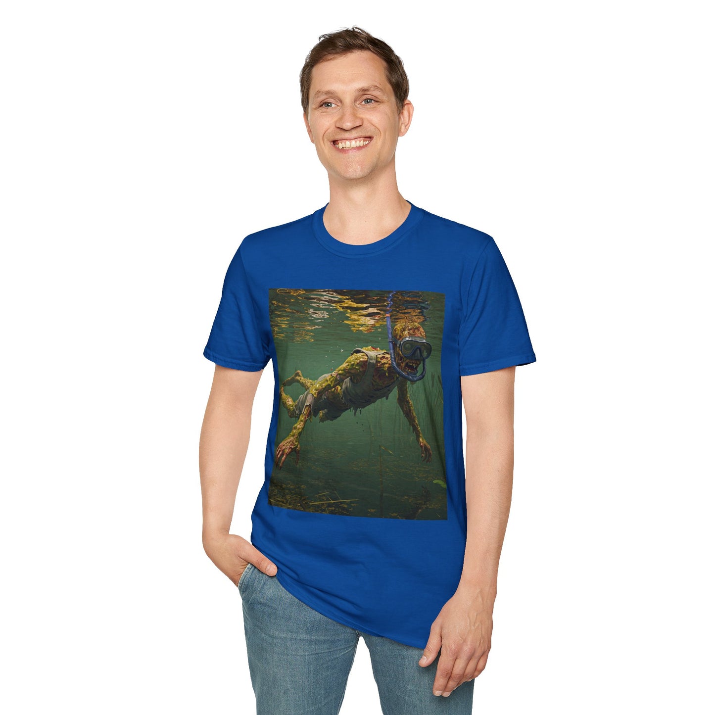 Underwater Explorer Unisex Softstyle T-Shirt - Nature Lover Graphic Tee