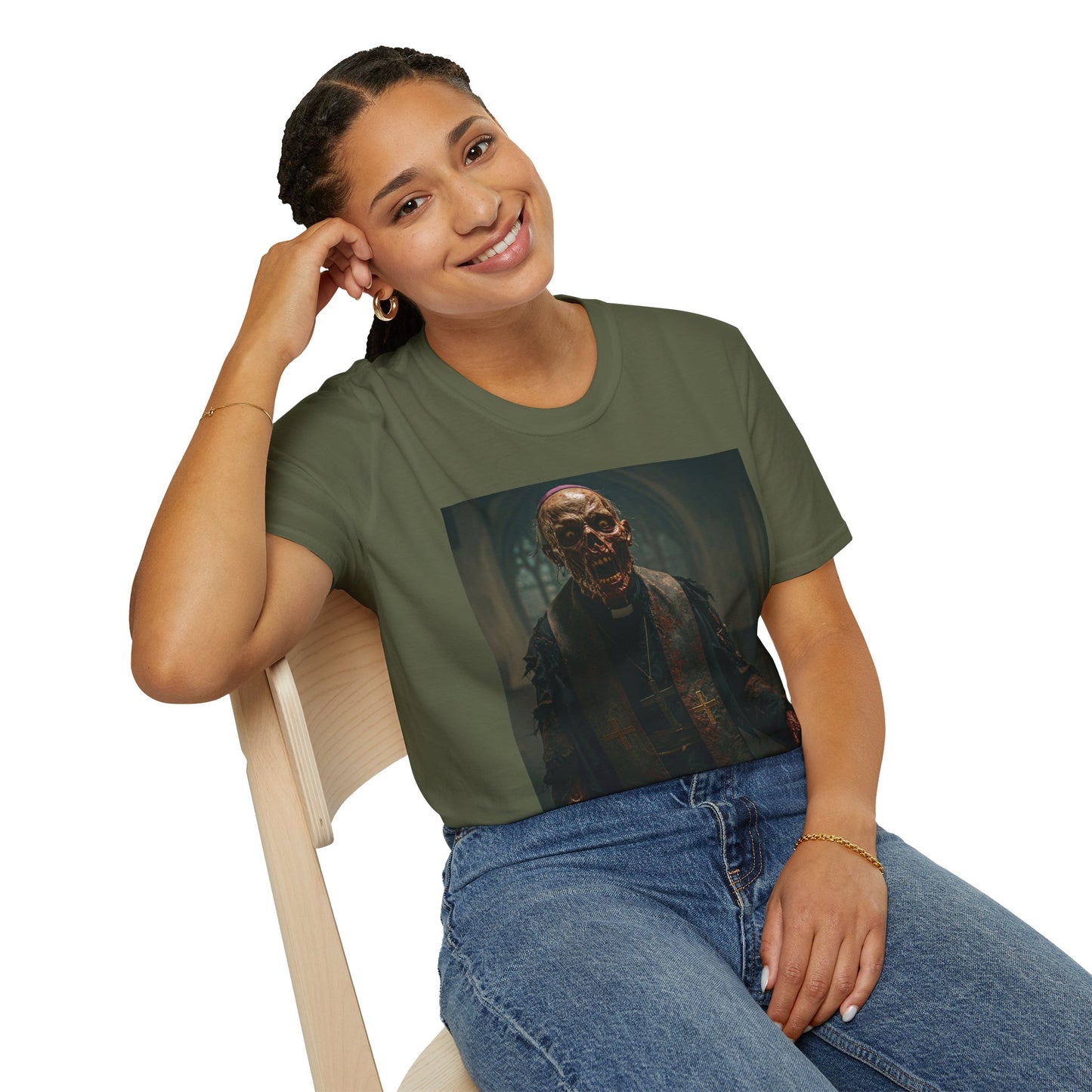 Unisex Horror Graphic T-Shirt - Spooky Skeleton Design