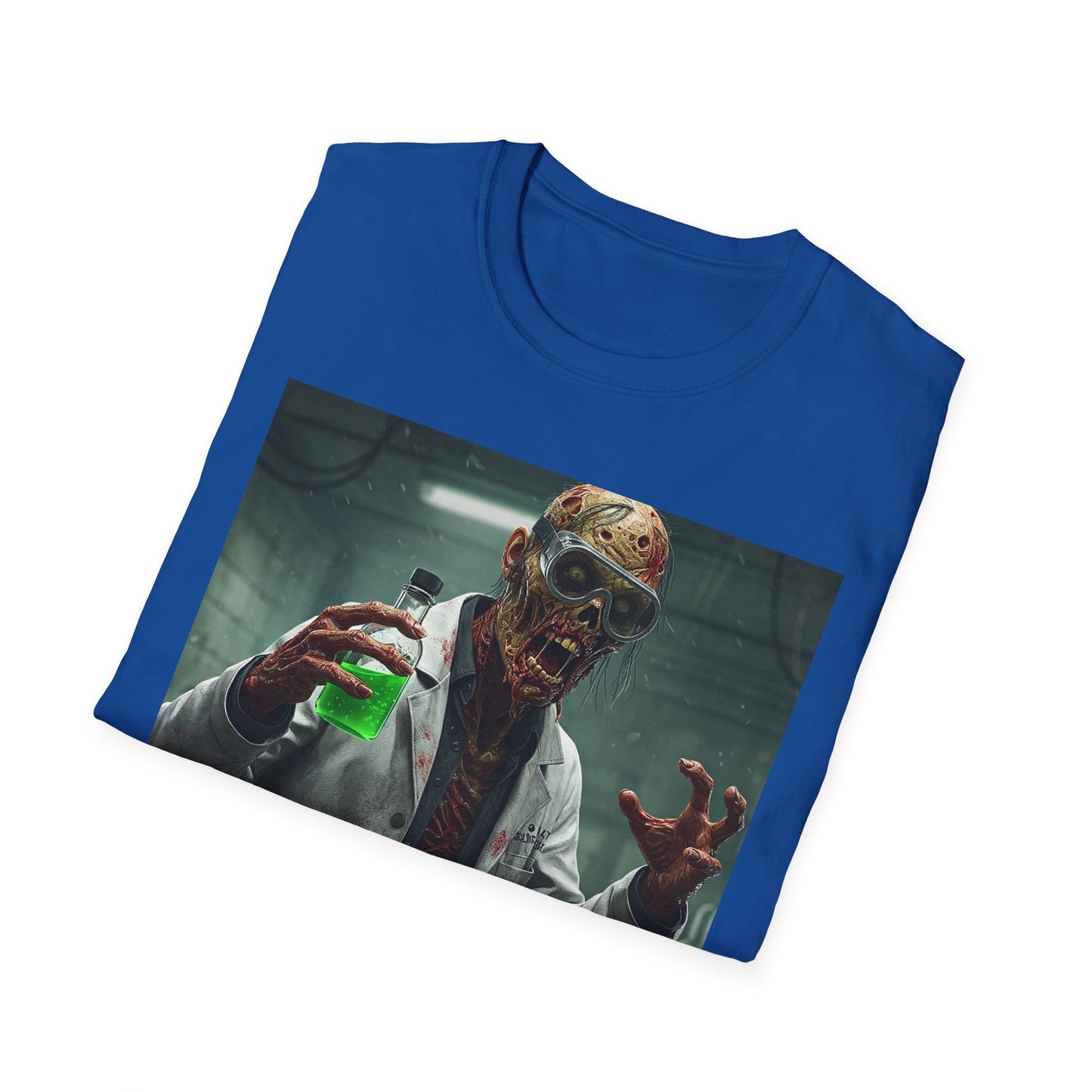 Creepy Scientist Unisex Softstyle T-Shirt | Halloween Horror Tee
