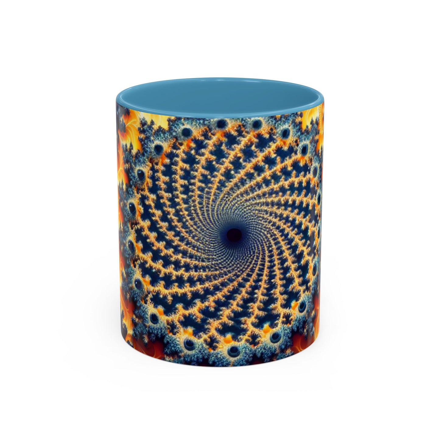 Vibrant Abstract Accent Coffee Mug - Unique 11 & 15oz Design for Art Lovers
