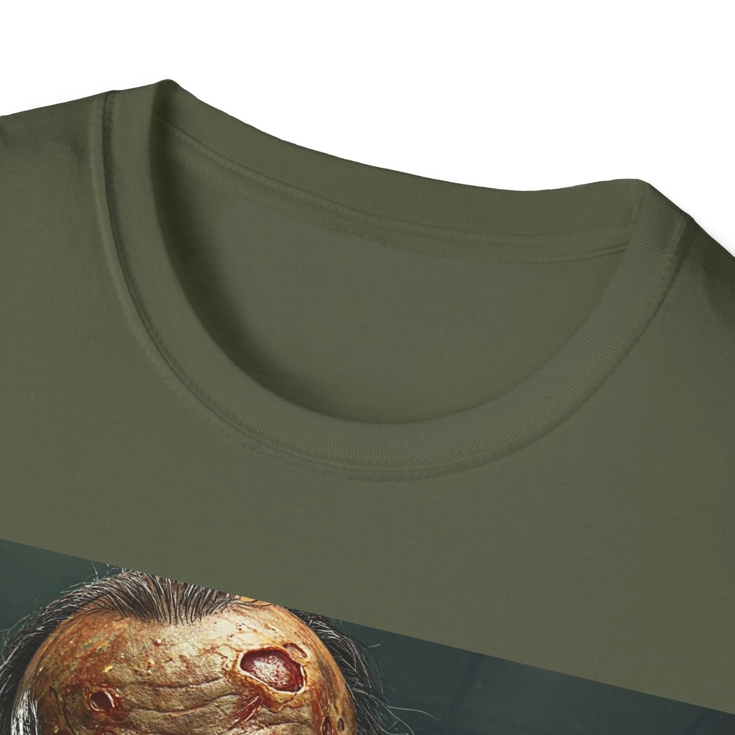 UK - Zombie Businessman Unisex Softstyle T-Shirt | Spooky Halloween Apparel