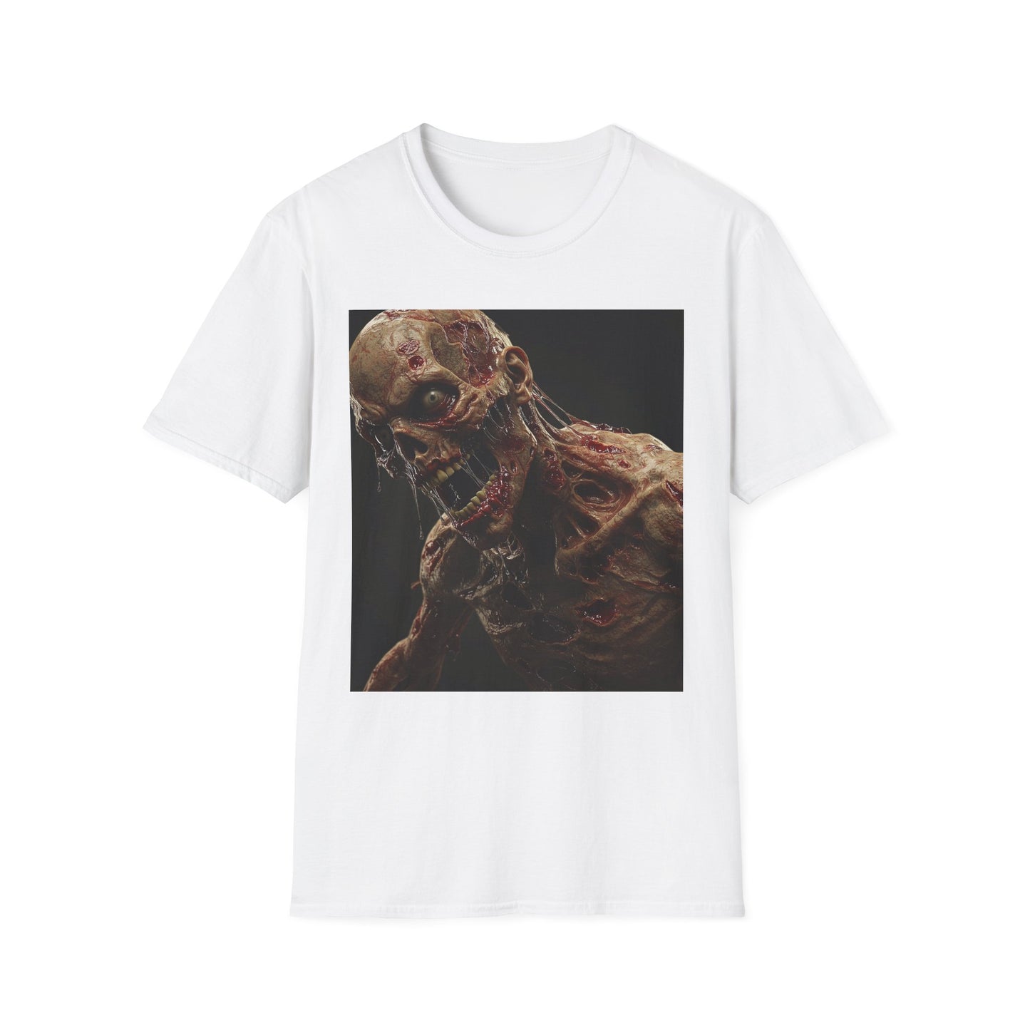 Zombie Art Unisex Softstyle T-Shirt - Graphic Horror Tee