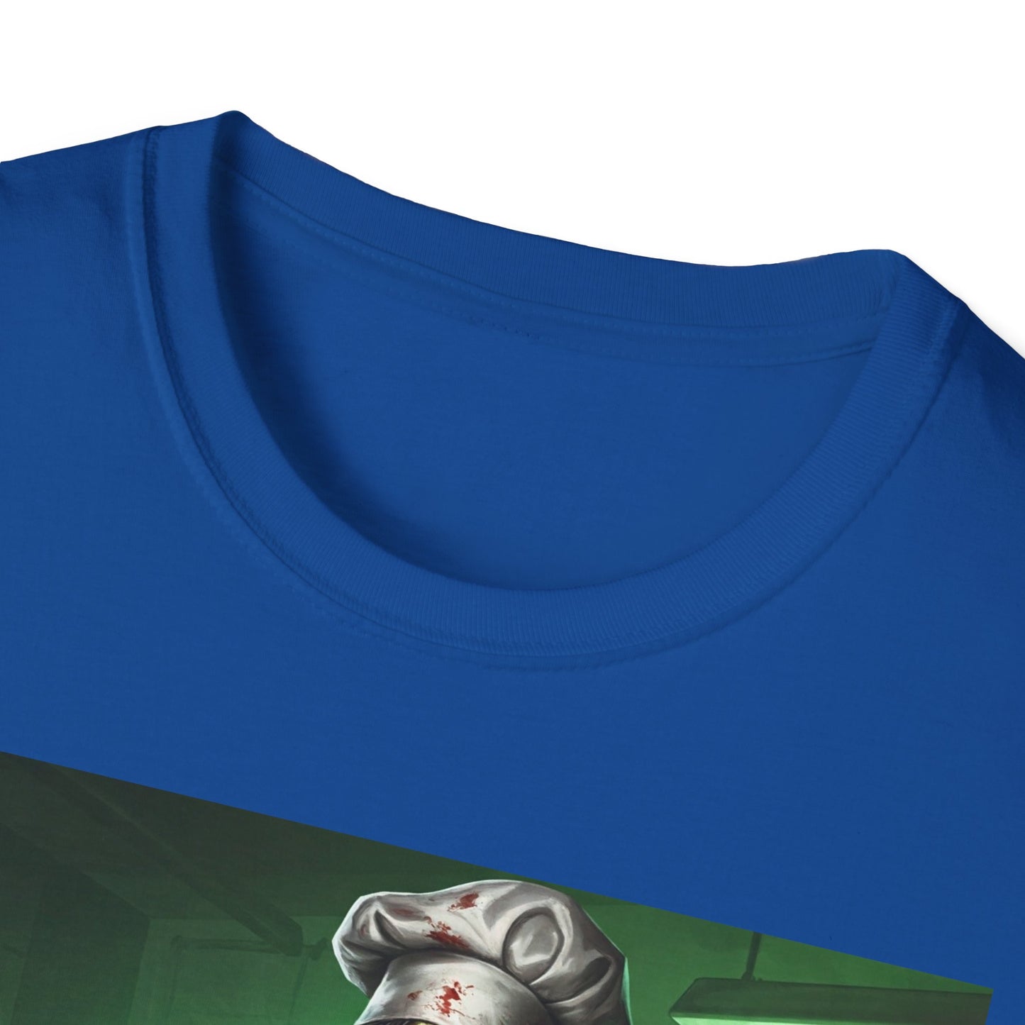 Zombie Chef Unisex Softstyle T-Shirt - Perfect for Halloween and Horror Fans