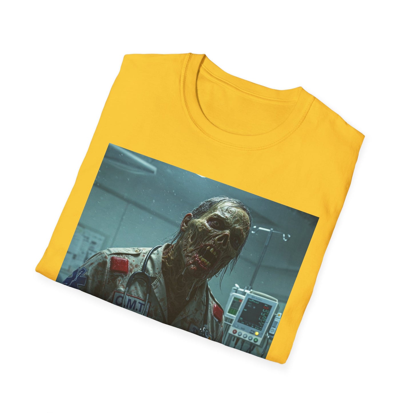 Unisex Horror Graphic T-Shirt - Creepy Zombie Design