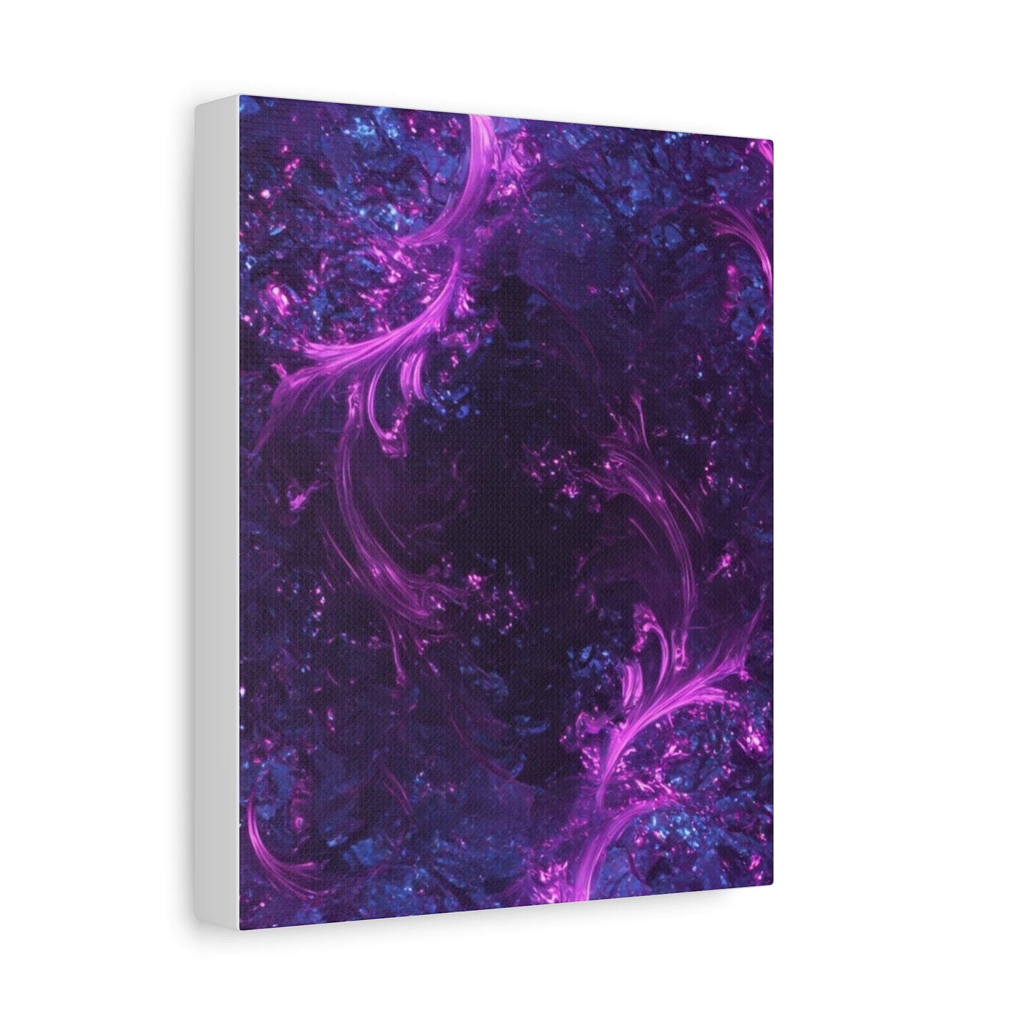 Abstract Purple Fractal Canvas Print - Artistic Wall Décor