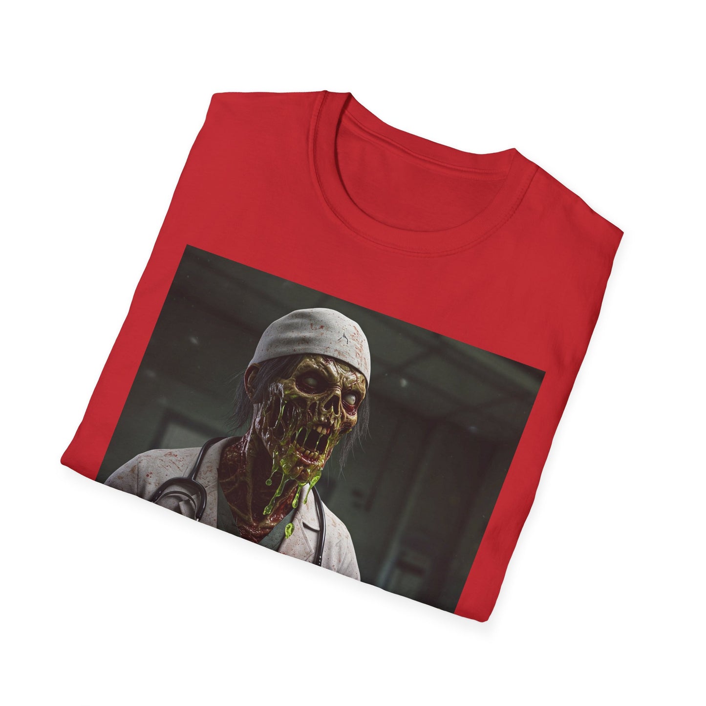 Zombie Doctor Graphic T-Shirt | Unisex Horror Tee for Halloween