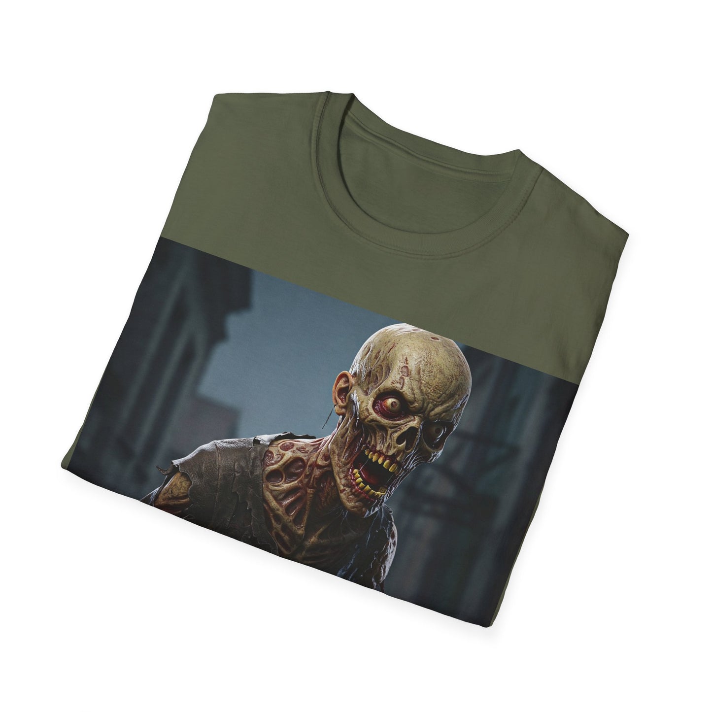 UK - Spooky Zombie Graphic T-Shirt for Halloween