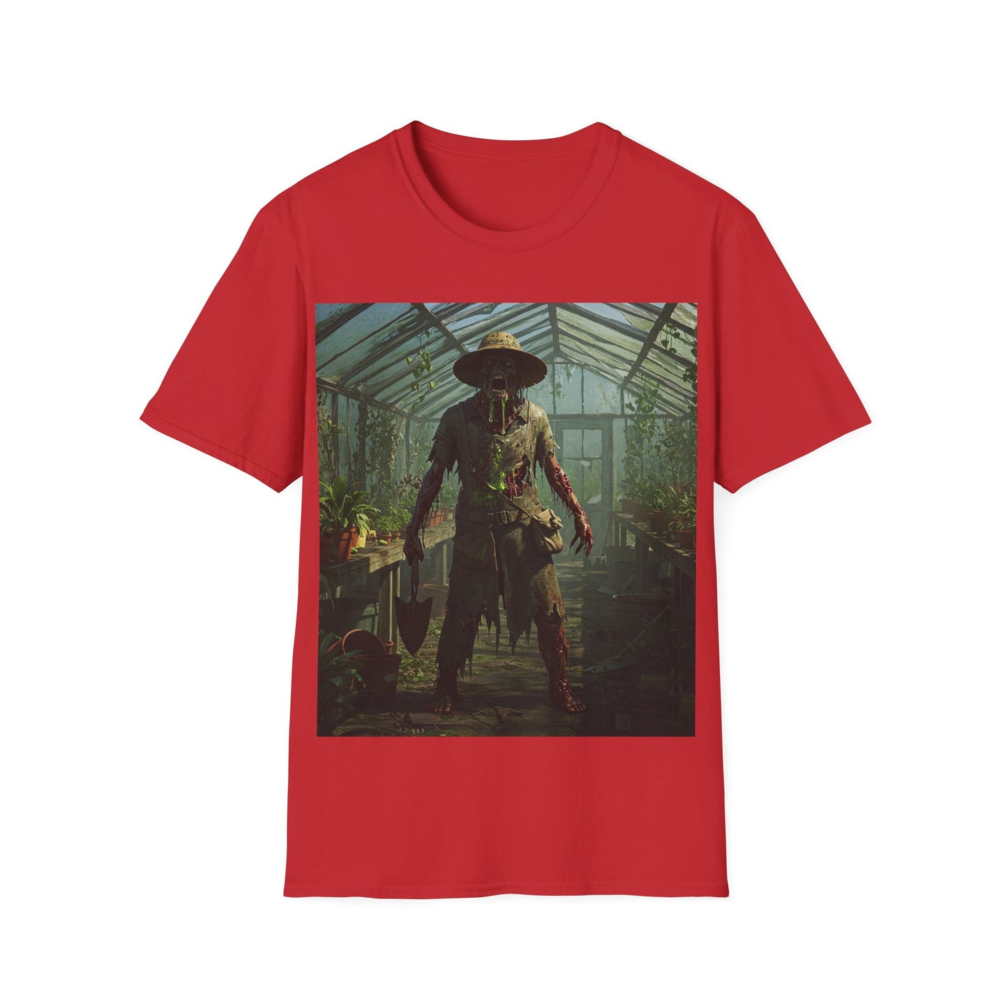 UK - Unisex Softstyle T-Shirt - Gothic Scarecrow Graphic Tee