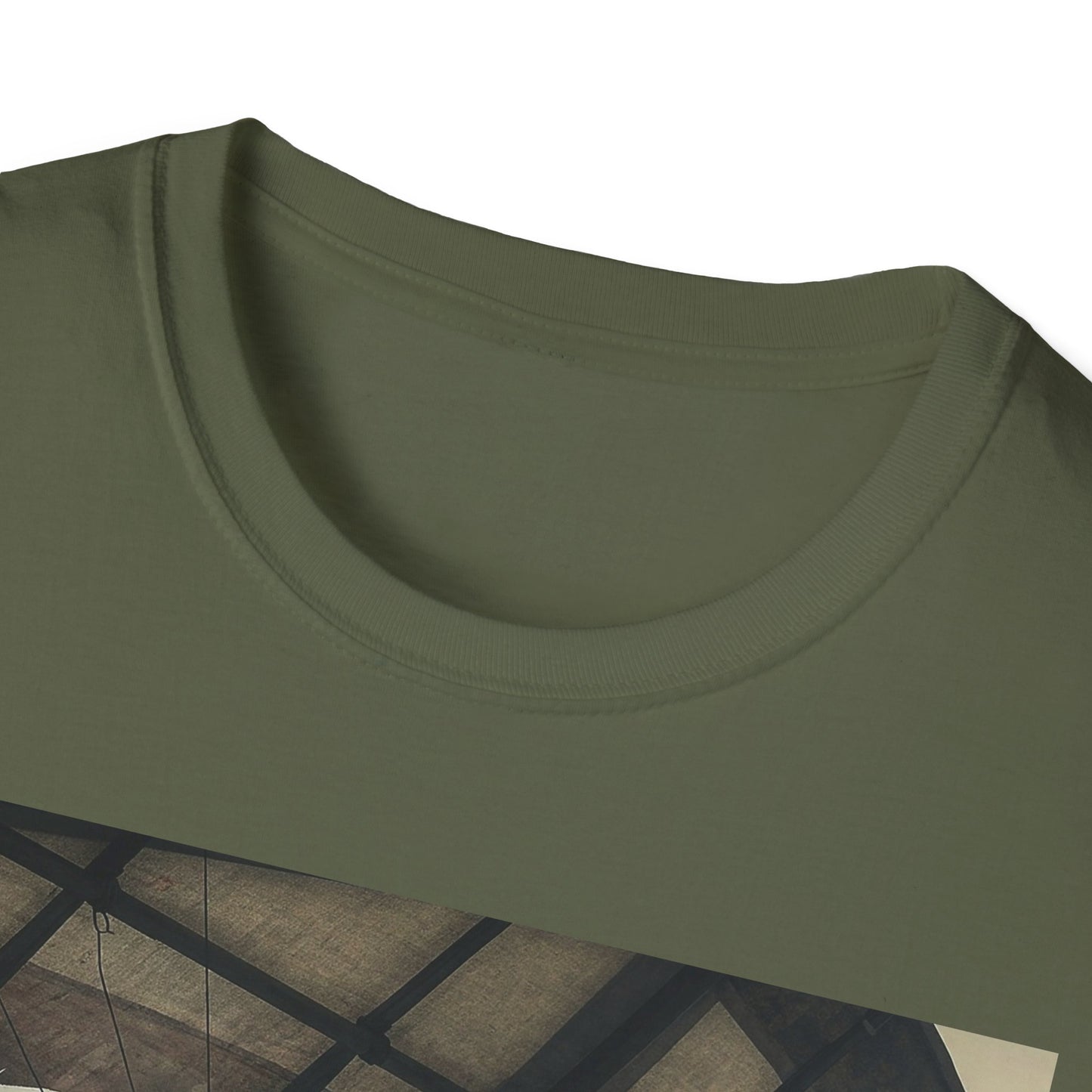 Zombie Parachute Unisex Softstyle T-Shirt - Perfect for Halloween and Horror Fans