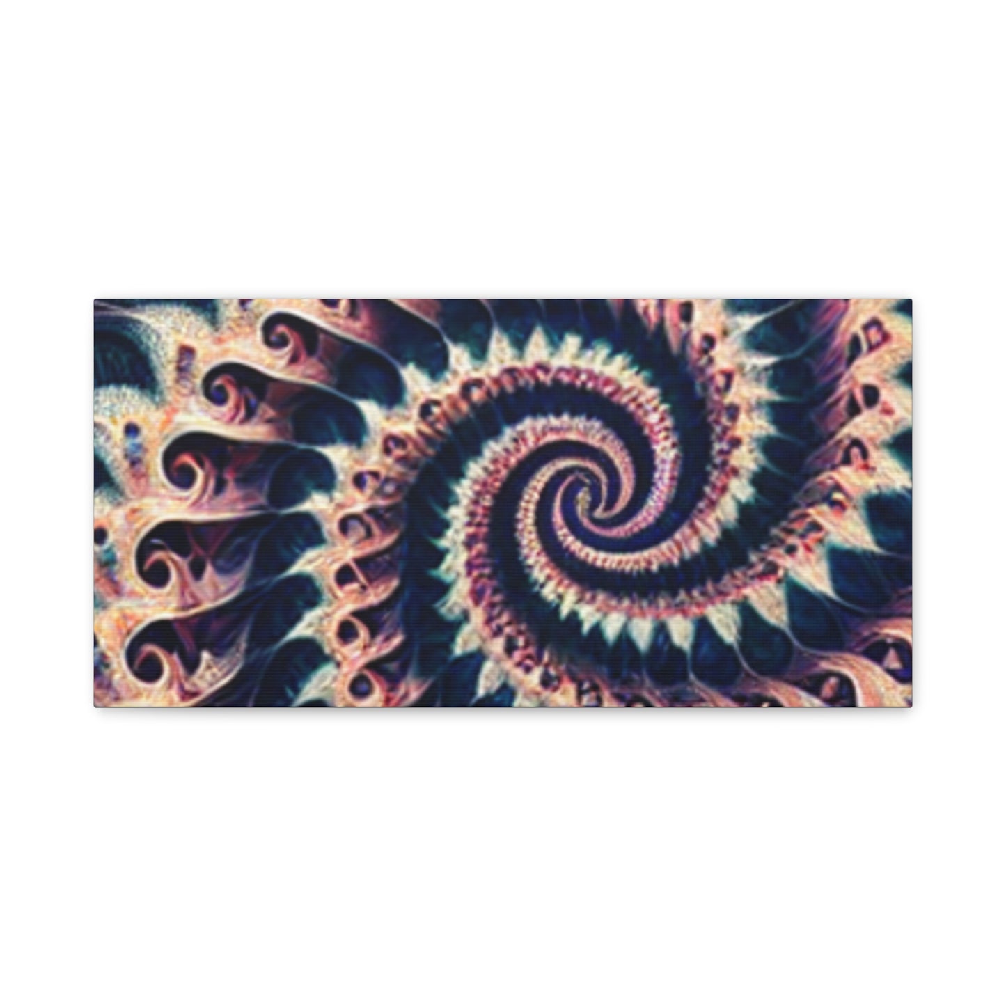 Abstract Spiral Art Canvas Print - Modern Home Decor for Art Lovers
